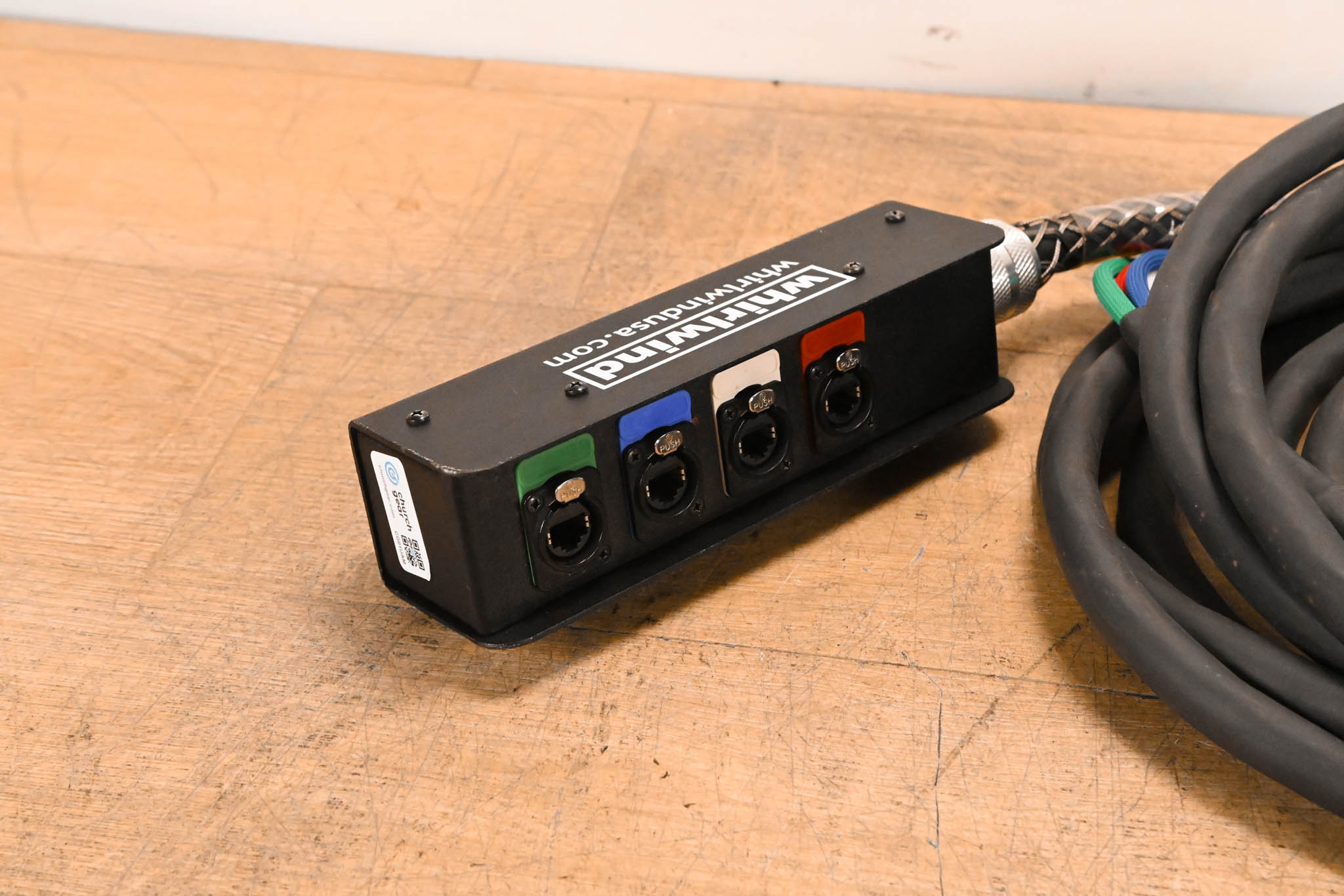 Whirlwind MD-0-4-C5E-025 4-Channel CAT5E Snake - 25ft