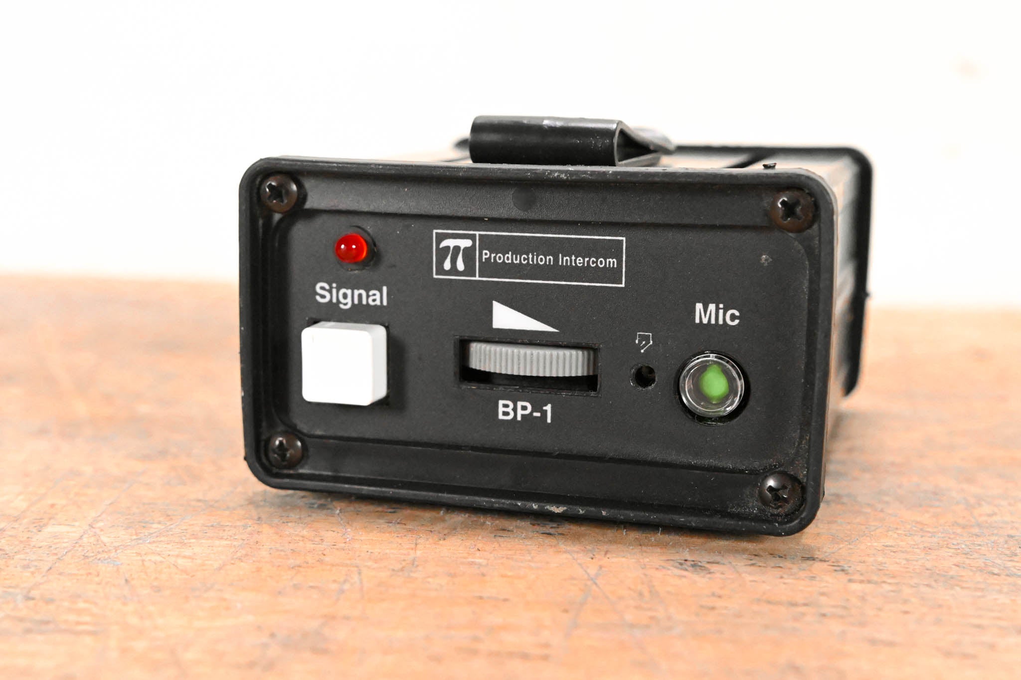 Production Intercom BP-1 Single-Circuit Headset Station Belt Pack