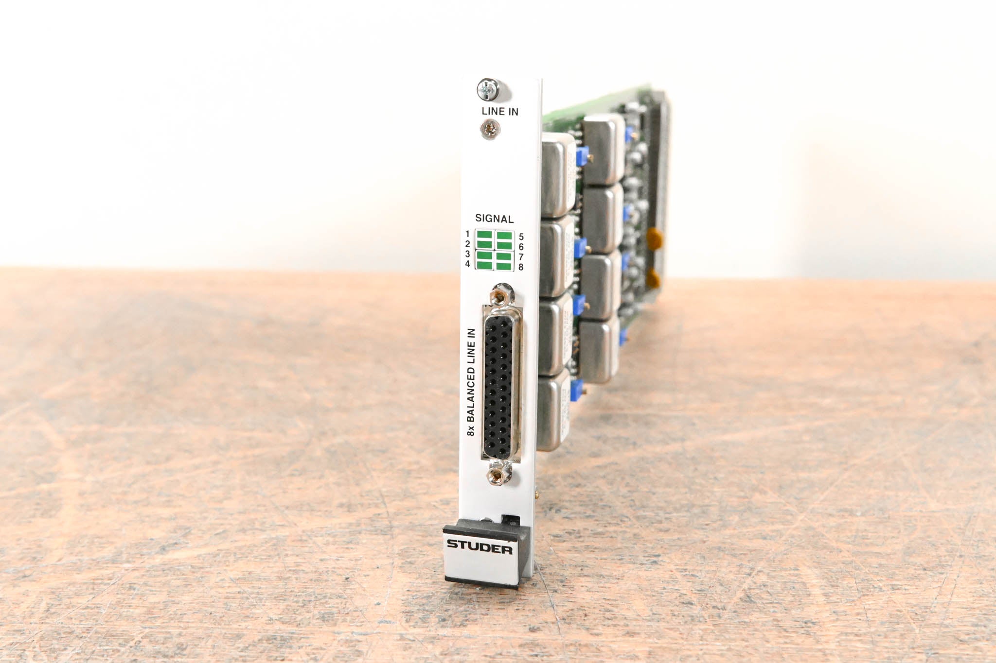 Studer 8-Channel Analog Line In Card for D21m & D23m Modular I/O Systems