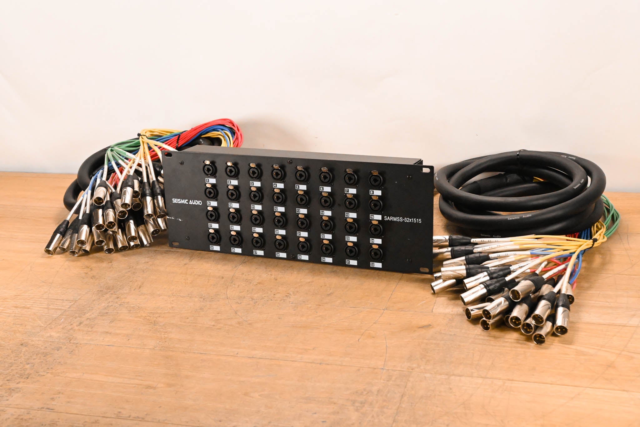 Seismic Audio SARMSS-32x1515 - 32-CH XLR TRS Combo Splitter Snake Cable