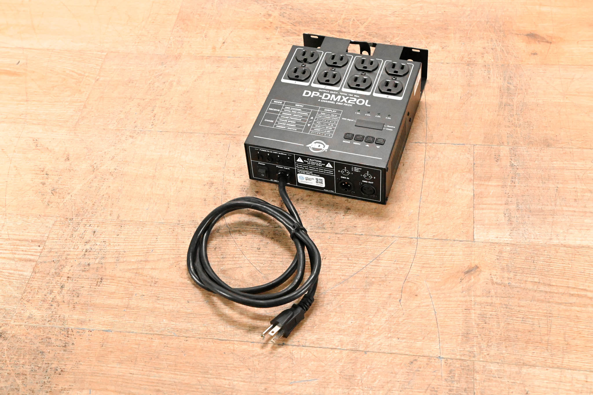 Elation DP-DMX20L 4-Channel DMX Dimmer/Switch Pack