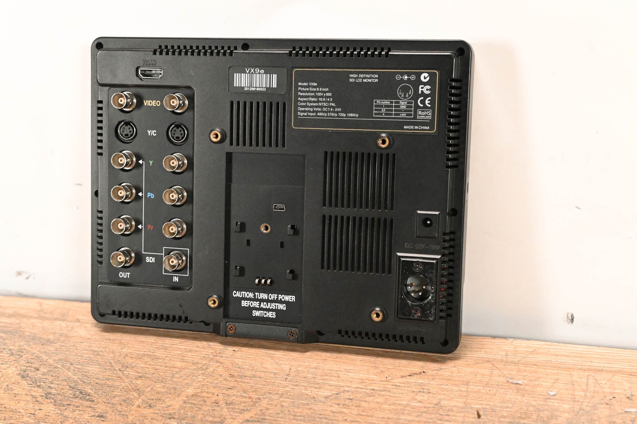 Ikan VX9e 9” HD-SDI LCD Field Monitor (NO POWER SUPPLY)