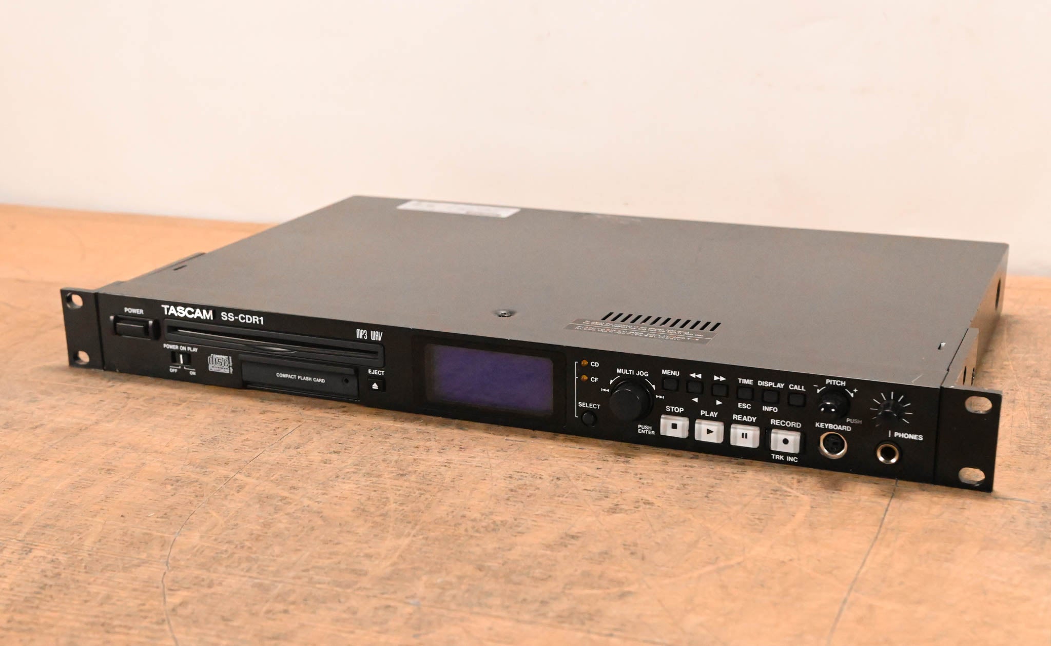 TASCAM SS-CDR1 Rackmount Compact Flash/CD Recorder