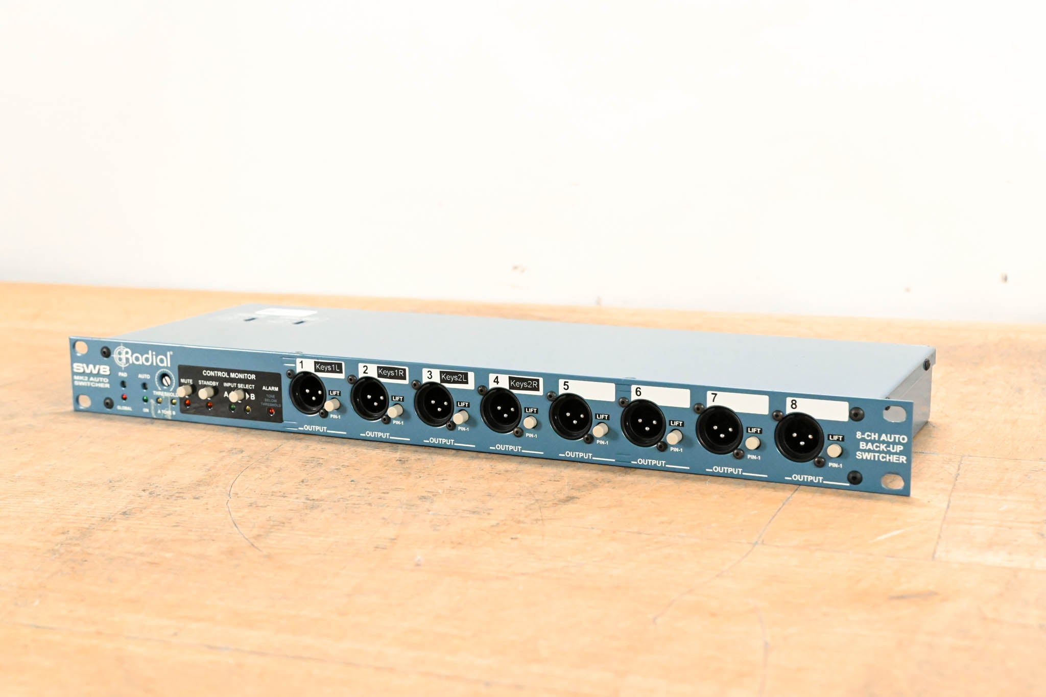 Radial Engineering SW8 MK2 8-CH Line Level Auto-Switcher (NO PSU)
