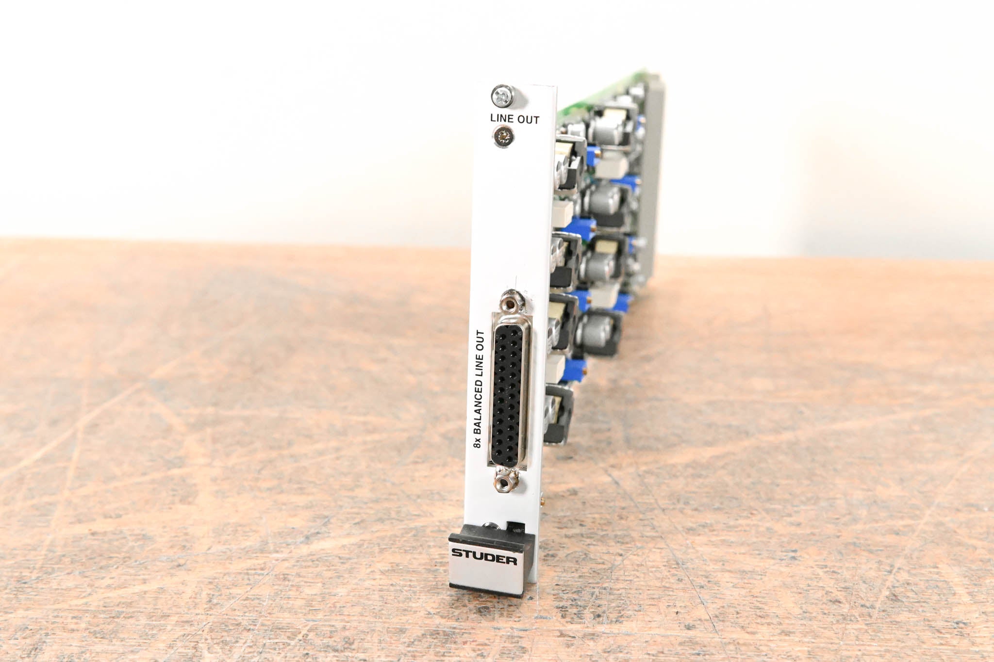 Studer 8-Channel Analog Line Out Card for D21m & D23m Modular I/O System