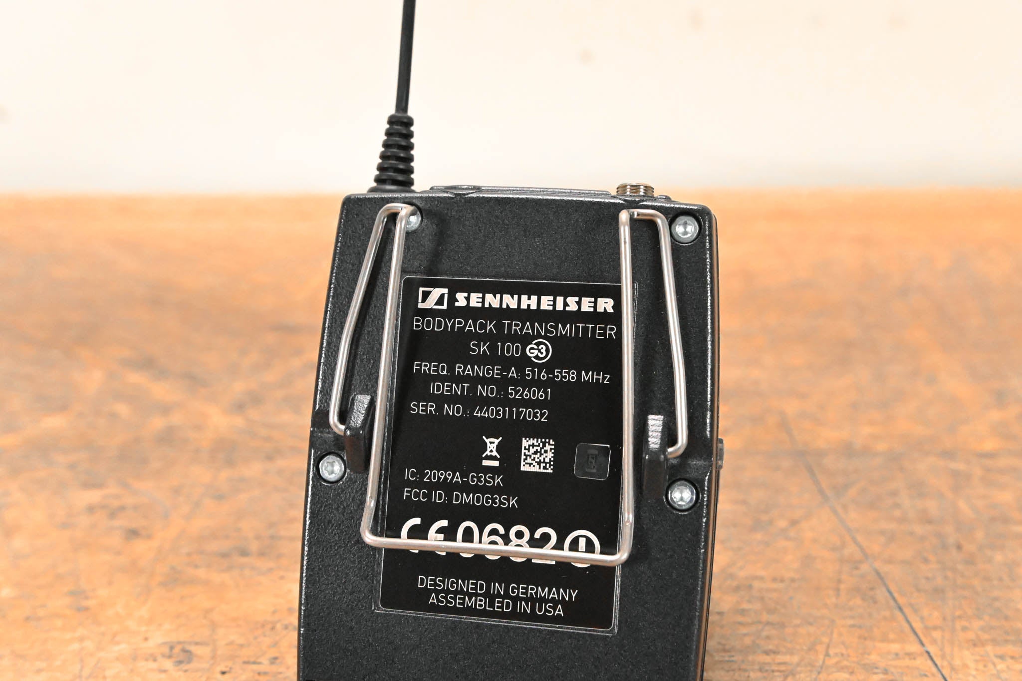 Sennheiser ew 100 G3 Bodypack Wireless System - A Range NO POWER SUPPLY