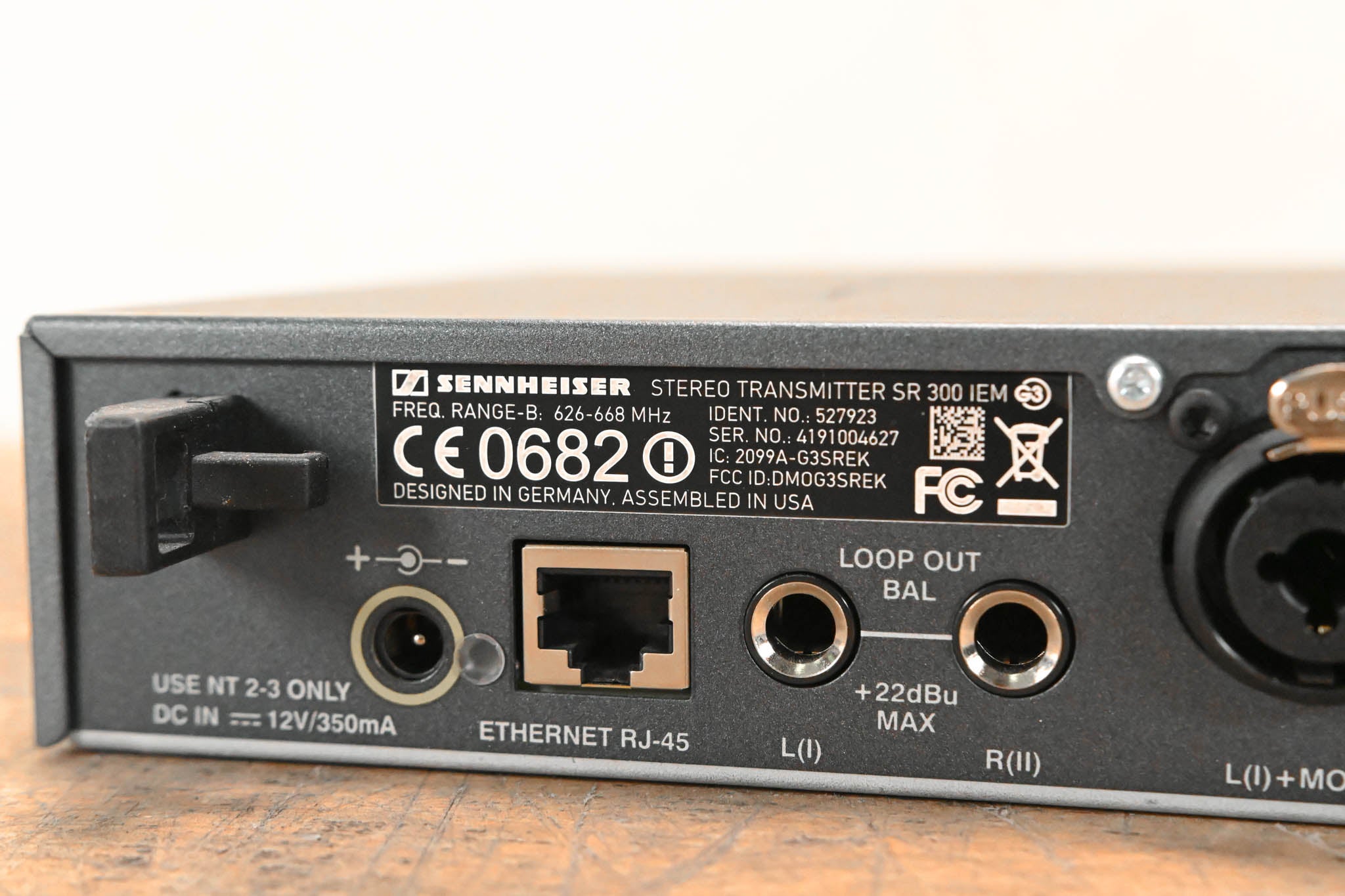 Sennheiser ew 300 IEM G3 Wireless IEM System 626-668 MHz NO POWER SUPPLY