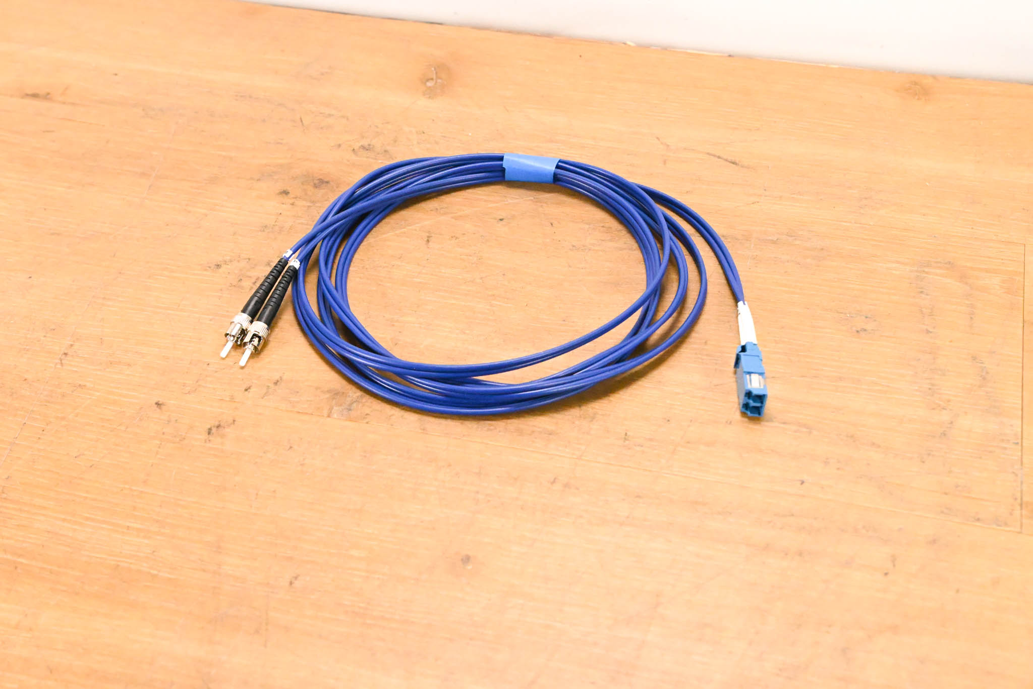 Unbranded LC-ST Duplex Fiber Optic Cable - 10'
