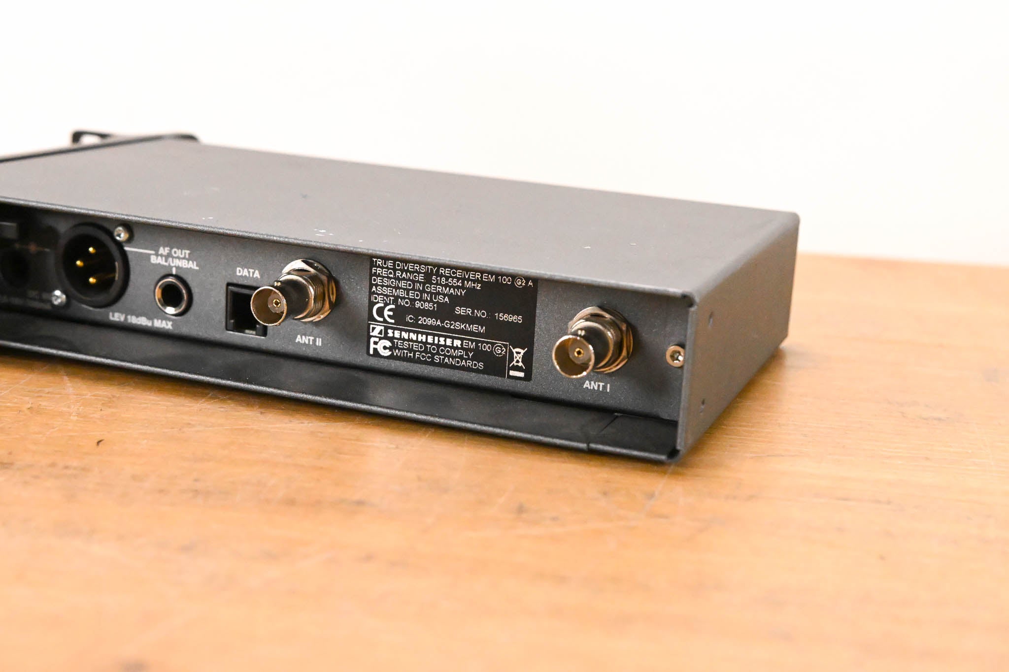 Sennheiser EM 100 G2 Wireless Receiver - 518-554 MHz (NO POWER SUPPLY)