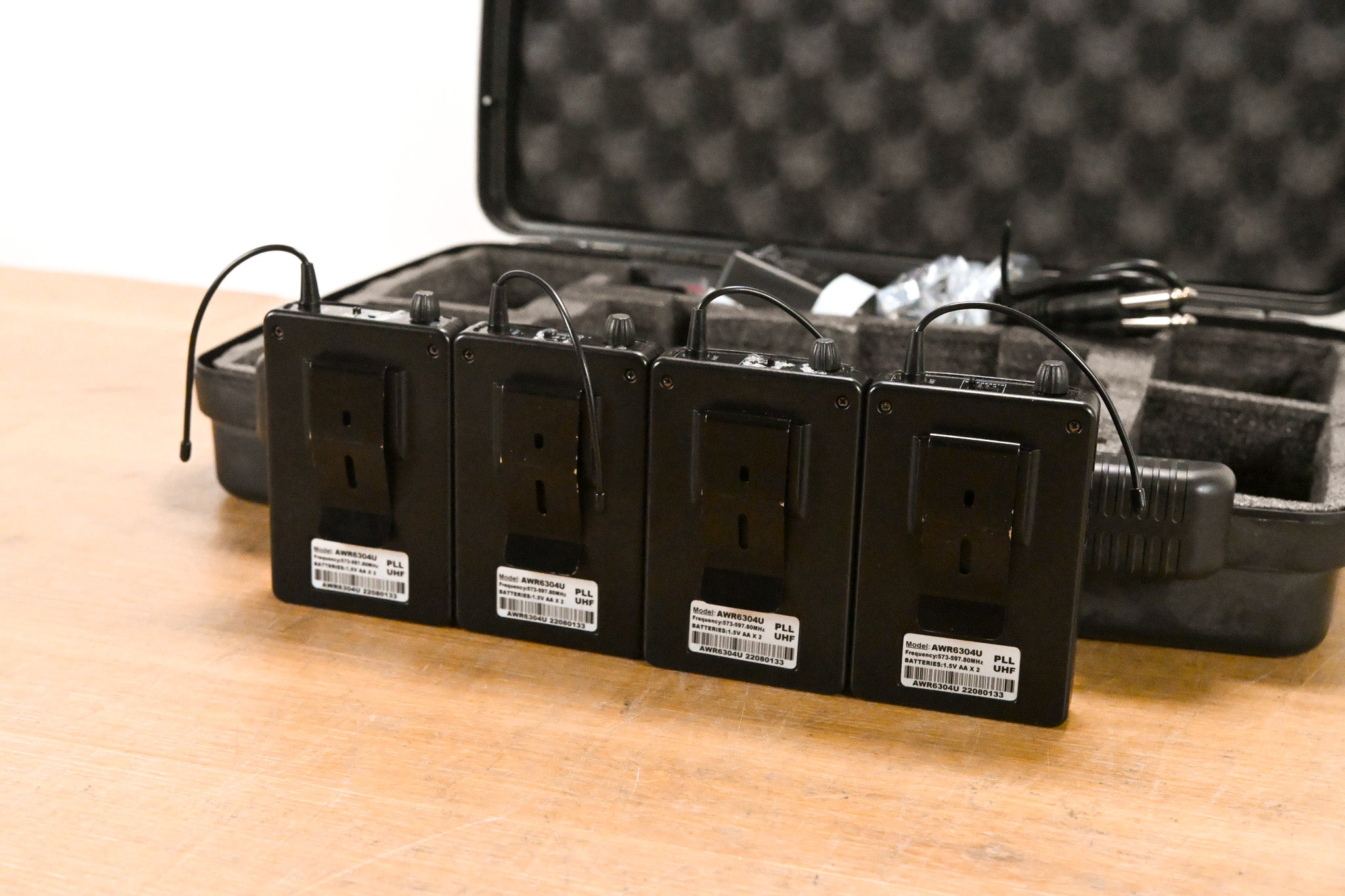 Audio2000's AWM630AU IEM System w/ four Bodypack Receivers: 573-597.8MHz