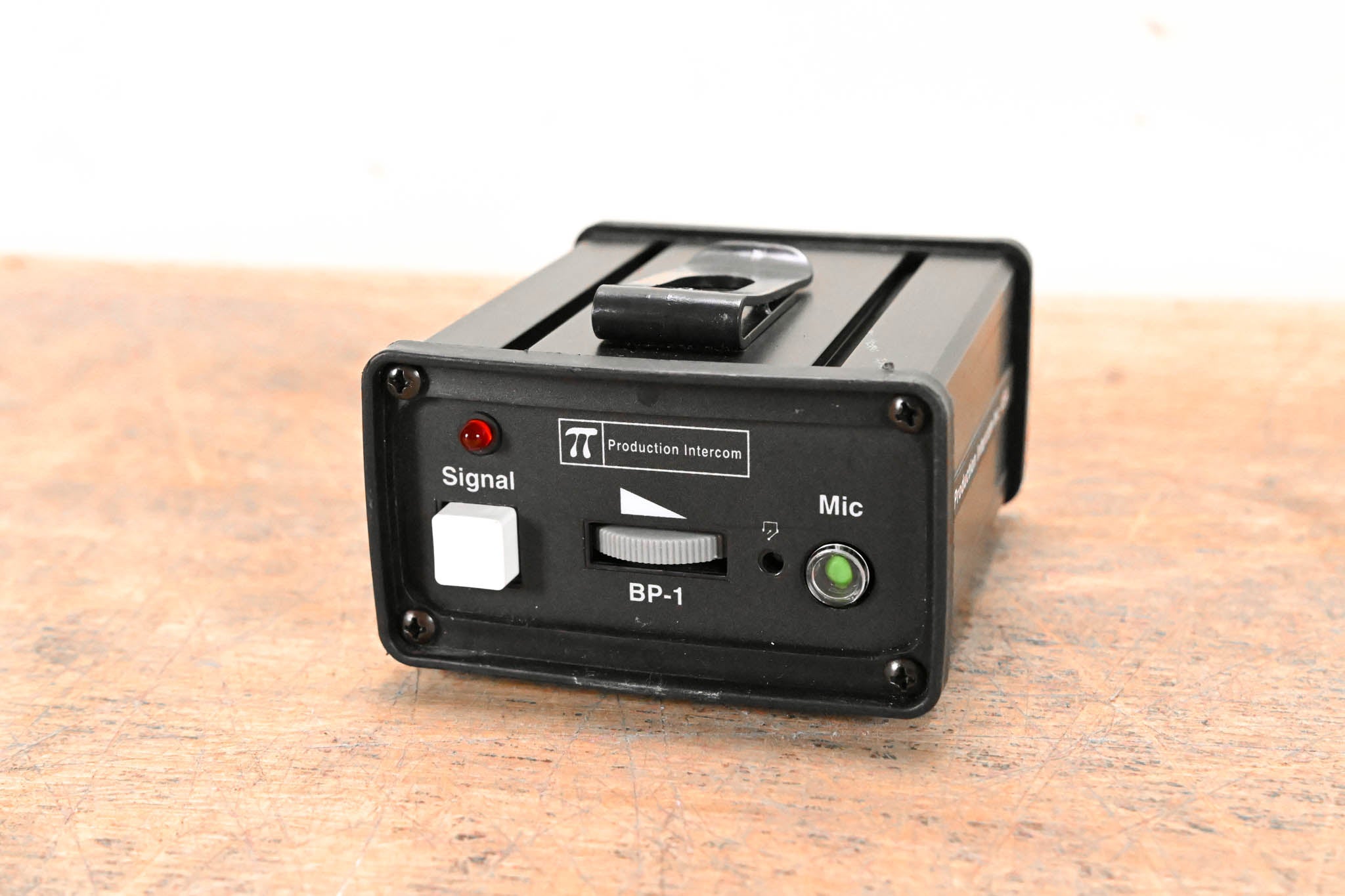 Production Intercom BP-1 Single-Circuit Headset Station Belt Pack