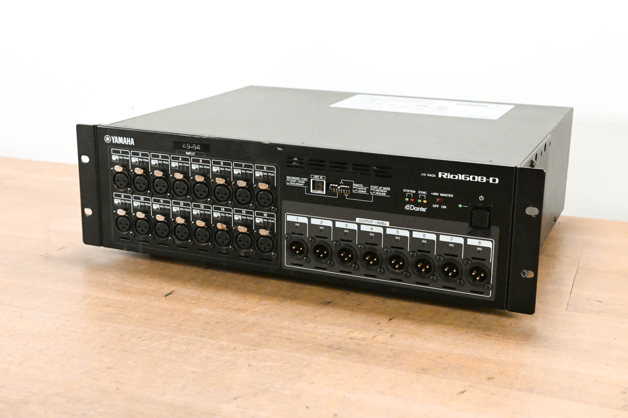 Yamaha Rio1608-D 16x8 Remote Stage Box