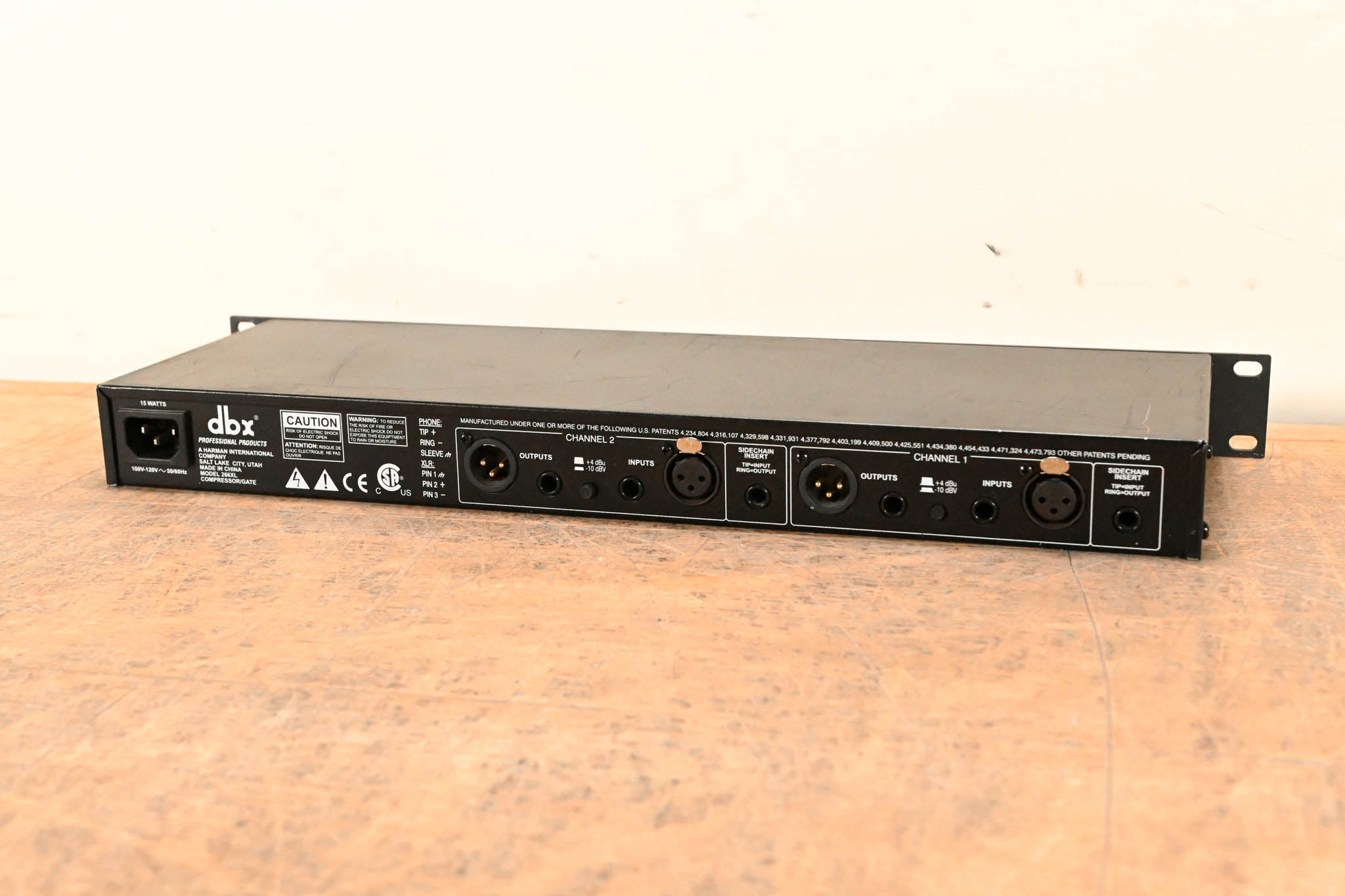 dbx 266XL 2-Channel Compressor/Gate