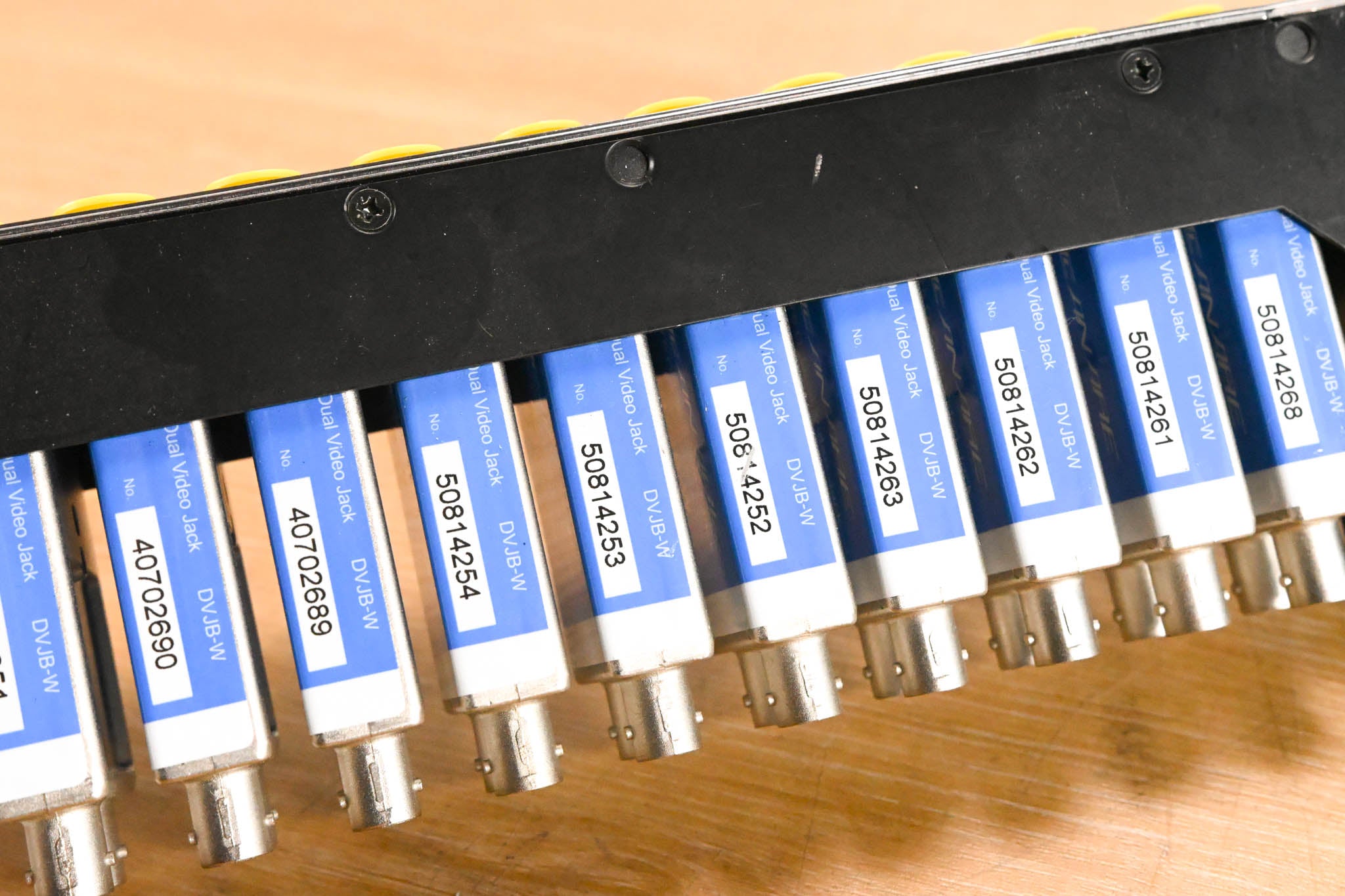 Canare 20DV 1U Normaled Video Patch Bay w/ DVJB-W 3G/HD-SDI Modules