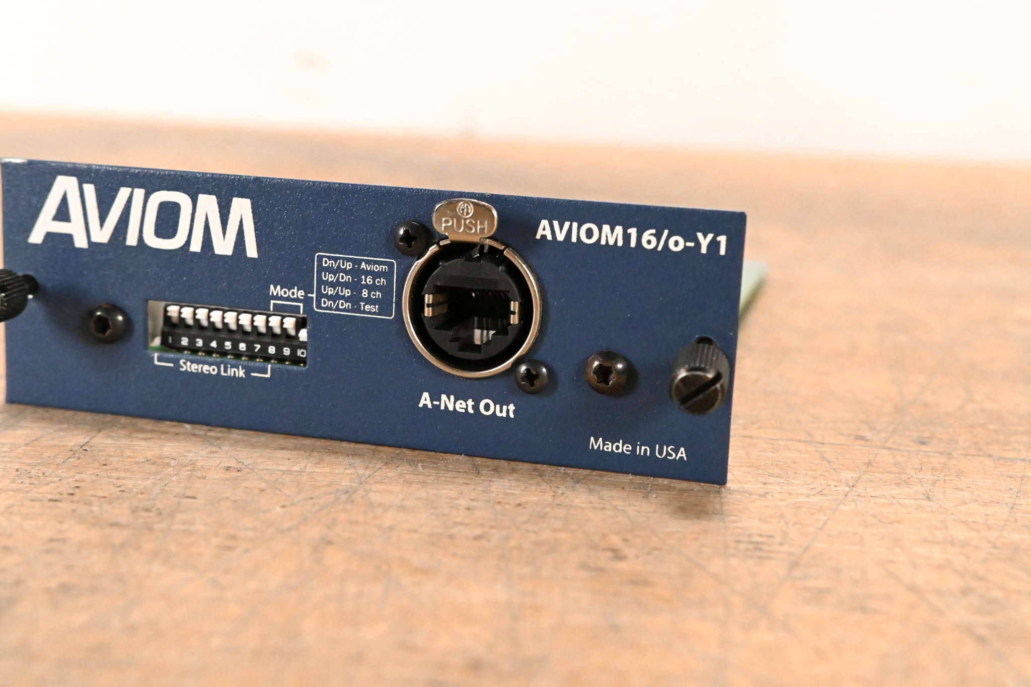 Aviom 16/o-Y1 A-Net Card for Yamaha Digital Products