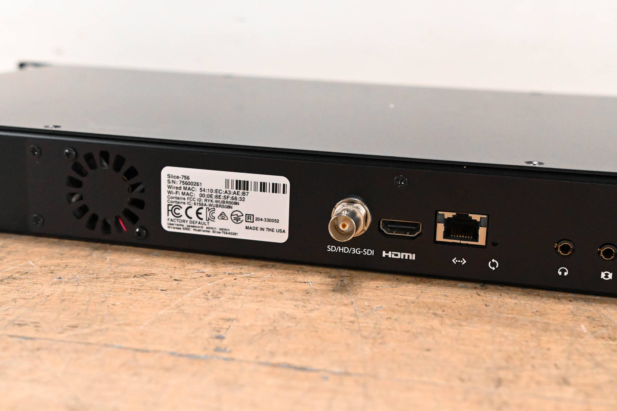 Teradek Slice-756 Rackmount HEVC Video Encoder
