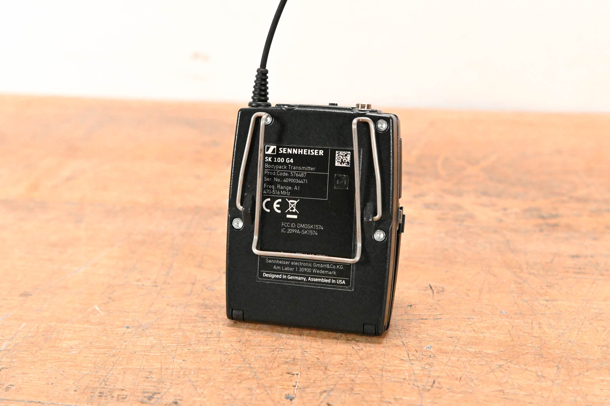 Sennheiser ew 100 G4 Belt Pack Wireless System - 470-516 MHz (NO PSU)