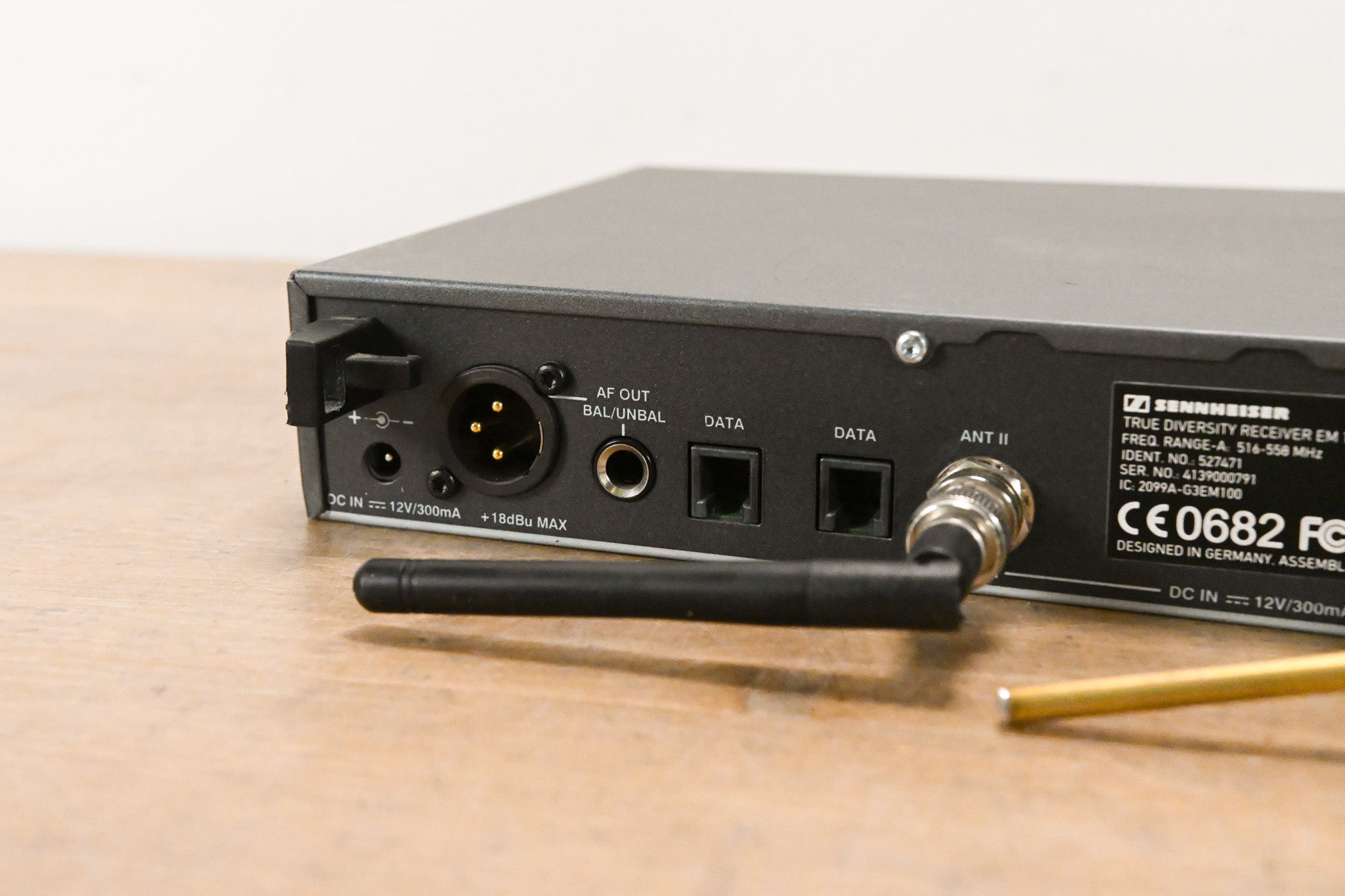 Sennheiser EM 100 G3 Wireless Receiver - 516-558 MHz (NO POWER SUPPLY)
