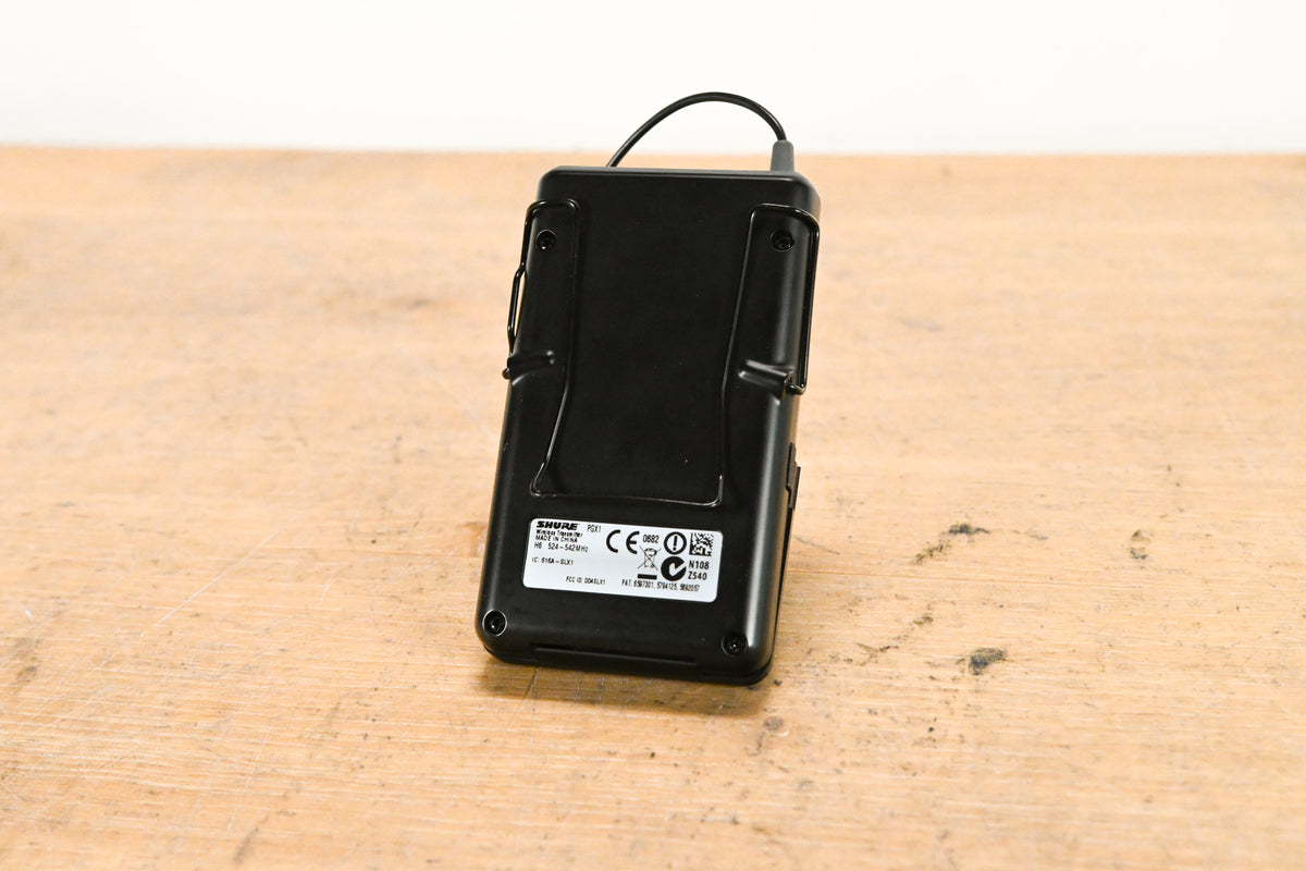Shure PGX14 Wireless Bodypack System - 524-542 MHz (NO POWER SUPPLY)