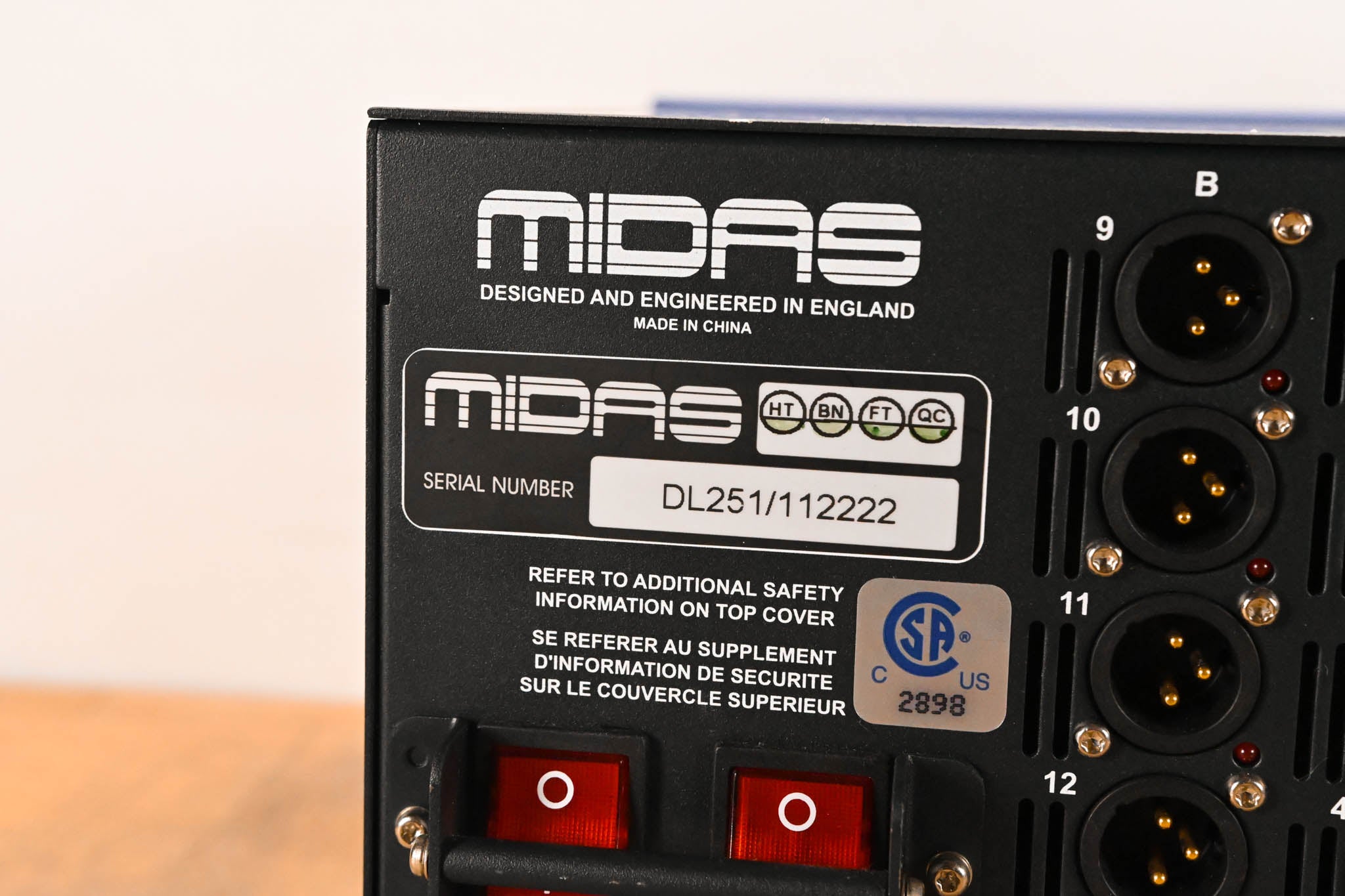 Midas DL251 PRO Series 48-input / 16-output Stage Box