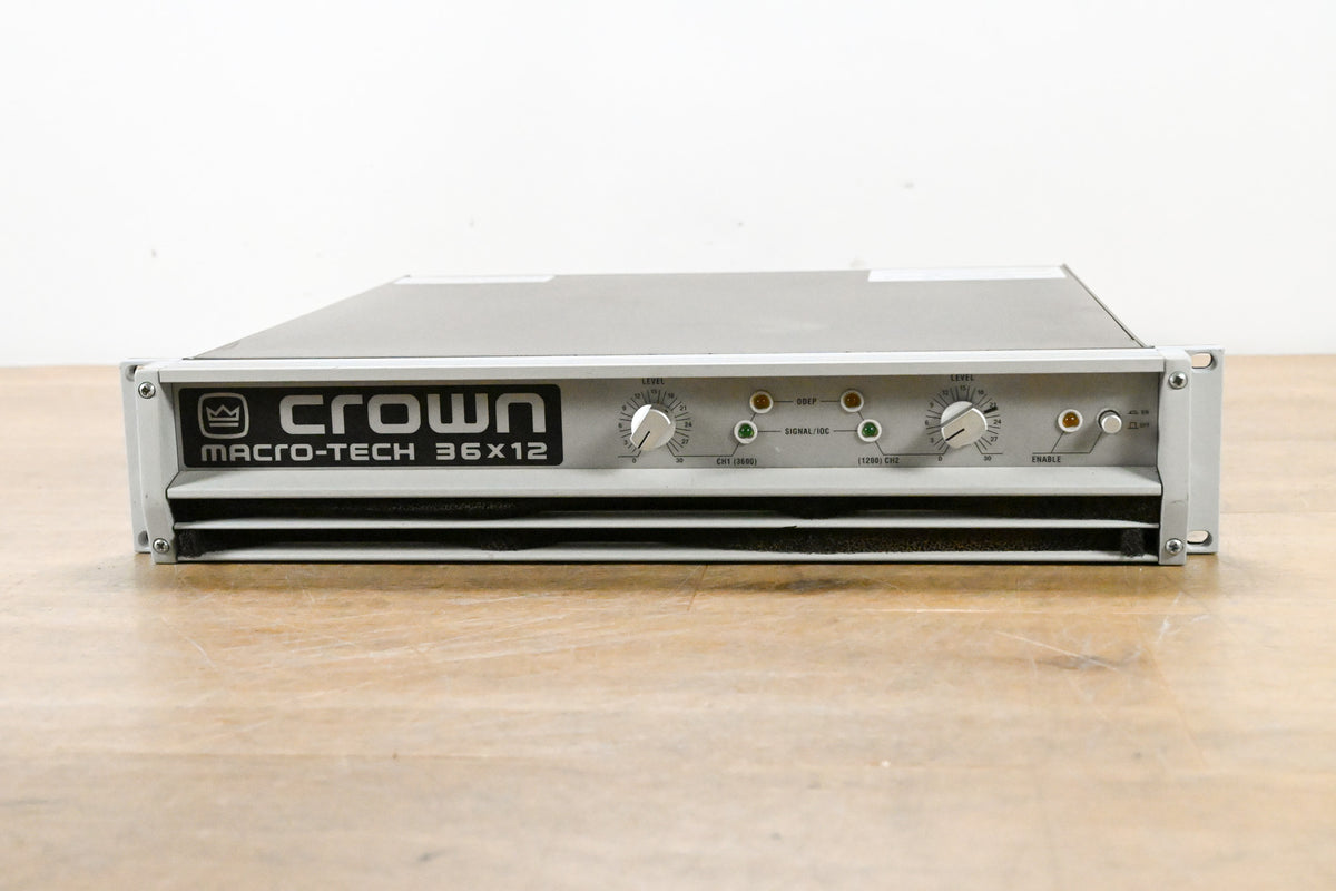 Crown Macro-Tech 36x12 2-Channel Power Amplifier