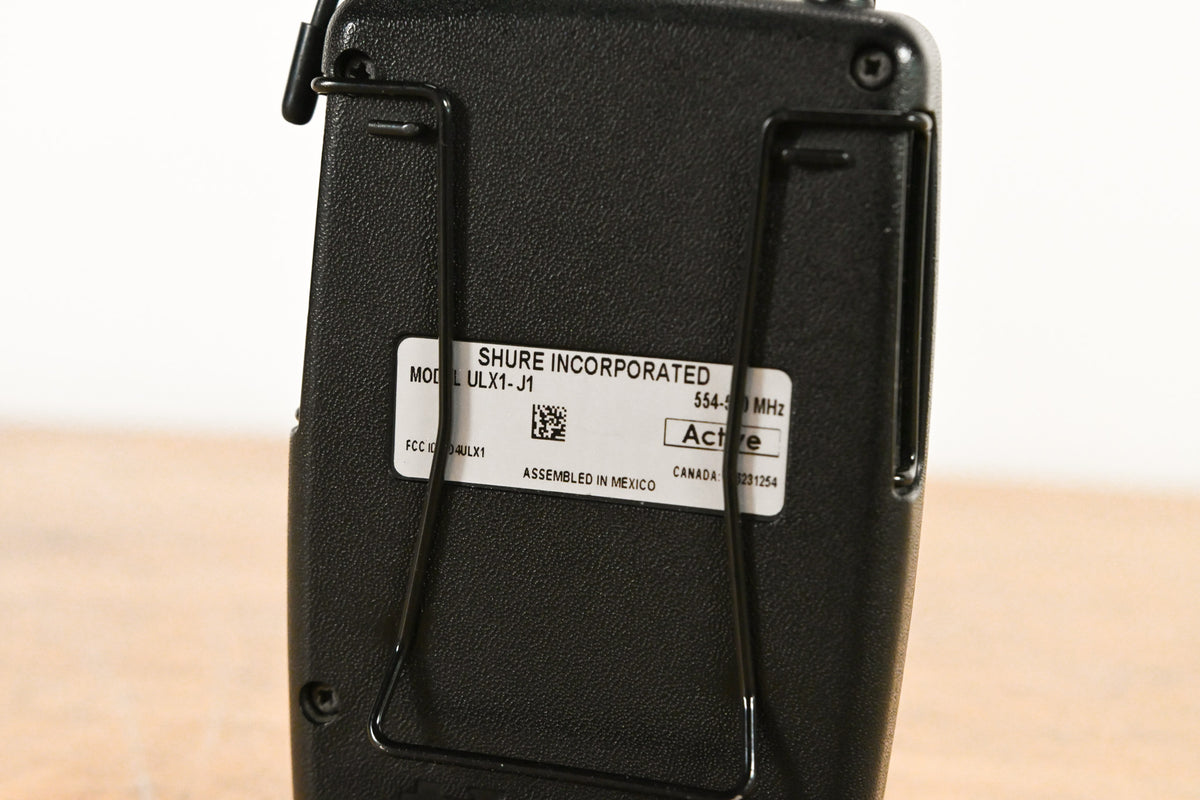Shure ULXP14 Bodypack Wireless System J1 Band 554-590MHz NO POWER SUPPLY