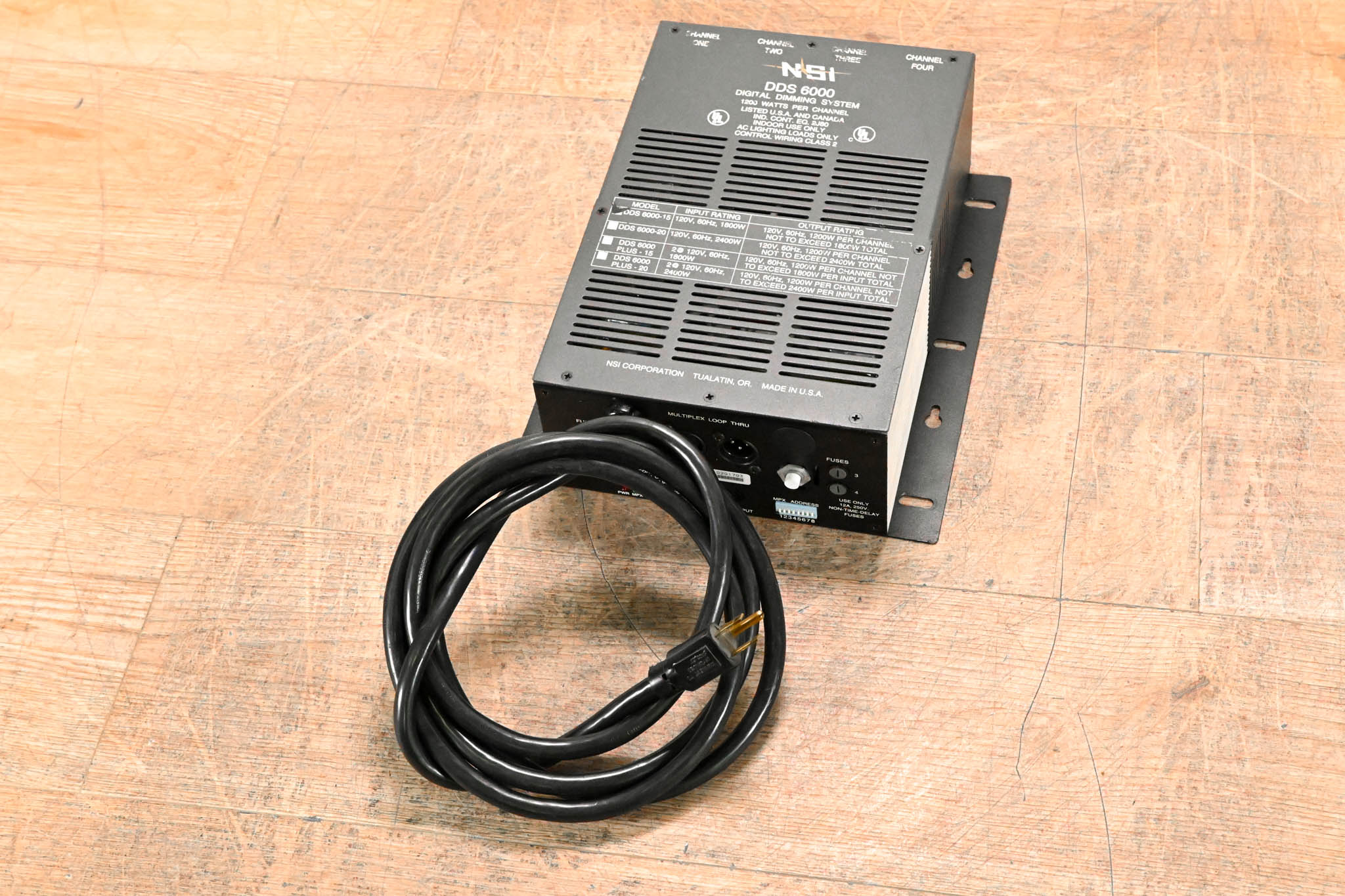 NSI DDS 6000 4-Channel Dimmer Pack