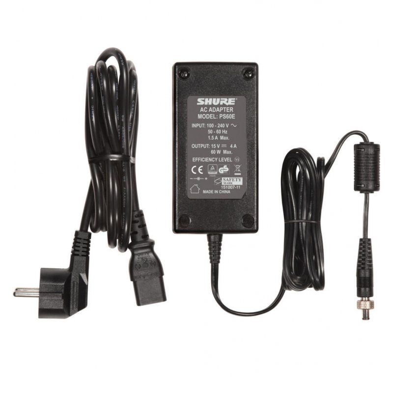 15V DC in-line power supply adheres to energy-efficient power standards