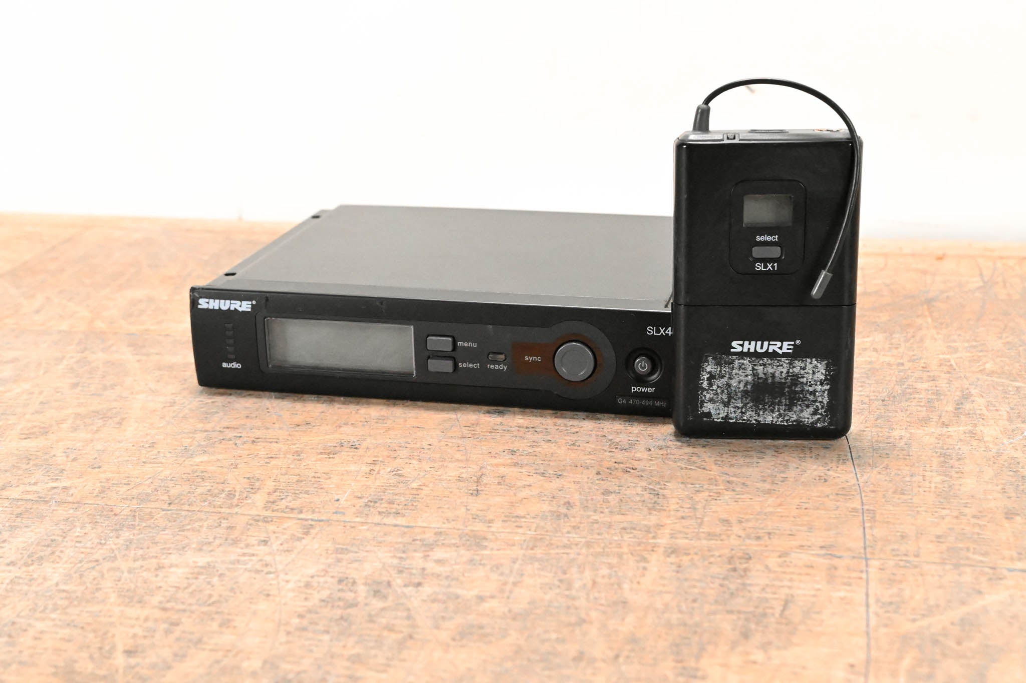 Shure SLX14 Bodypack Wireless System - G4 Band (NO POWER SUPPLY)