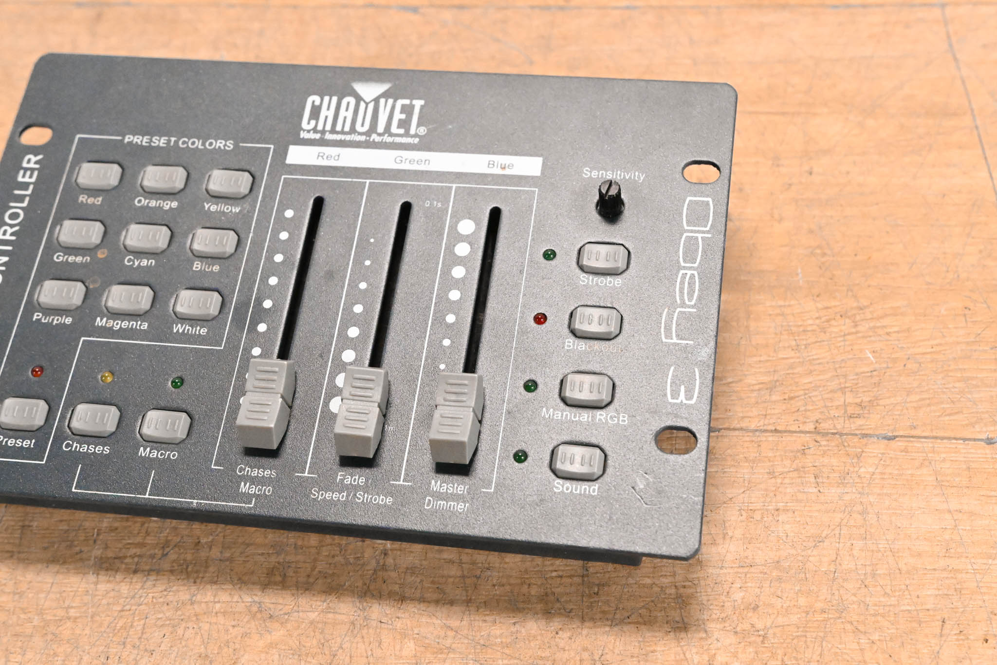 Chauvet Obey 3 3-Channel DMX Lighting Controller (NO POWER SUPPLY)