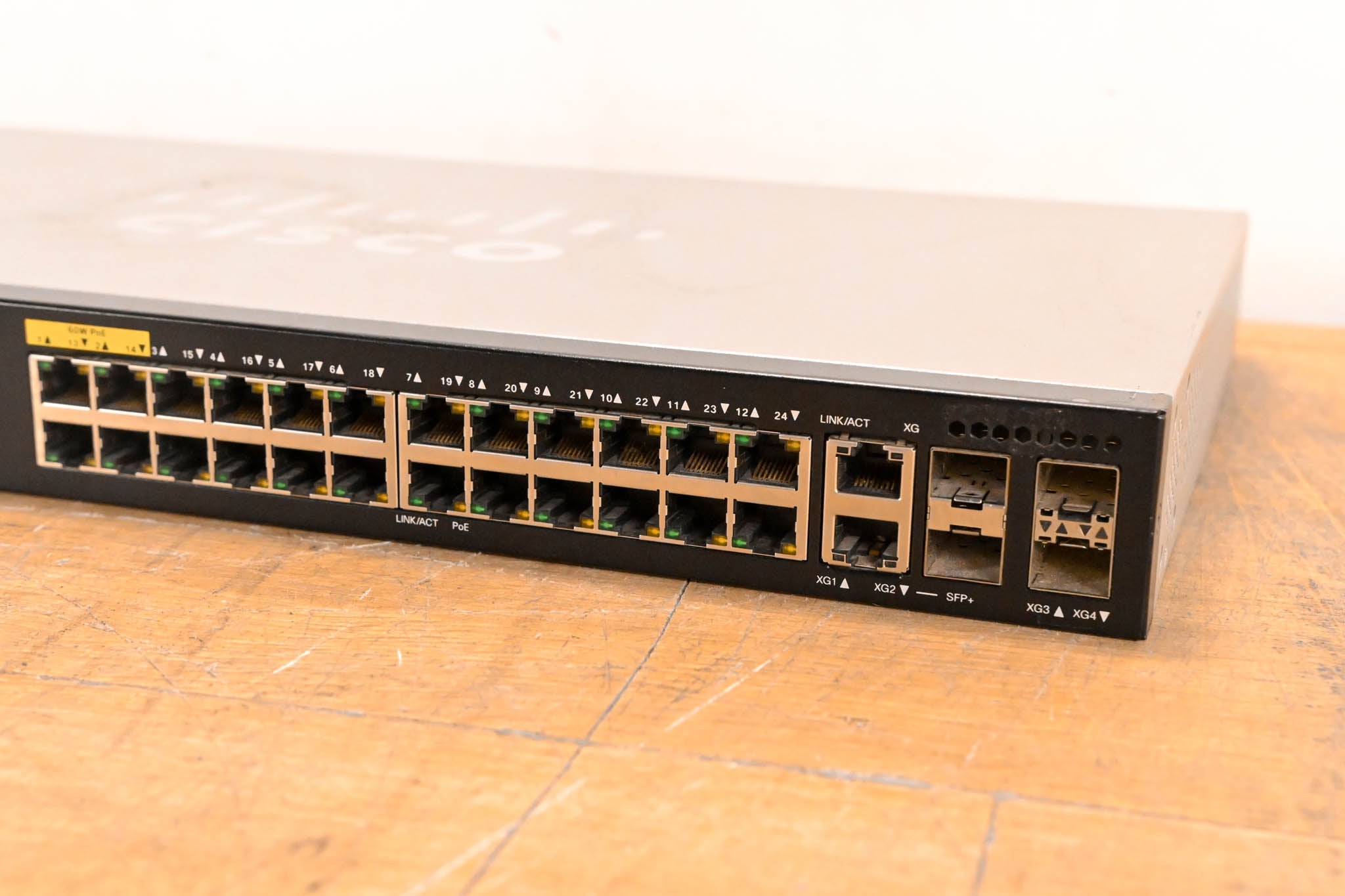 Cisco SG350X-24P 24-Port Gigabit PoE Stackable Managed Switch