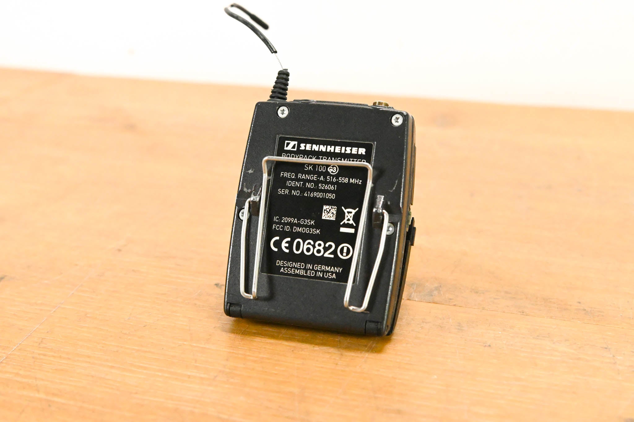 Sennheiser ew 100 G3 Bodypack Wireless System - A Range NO POWER SUPPLY