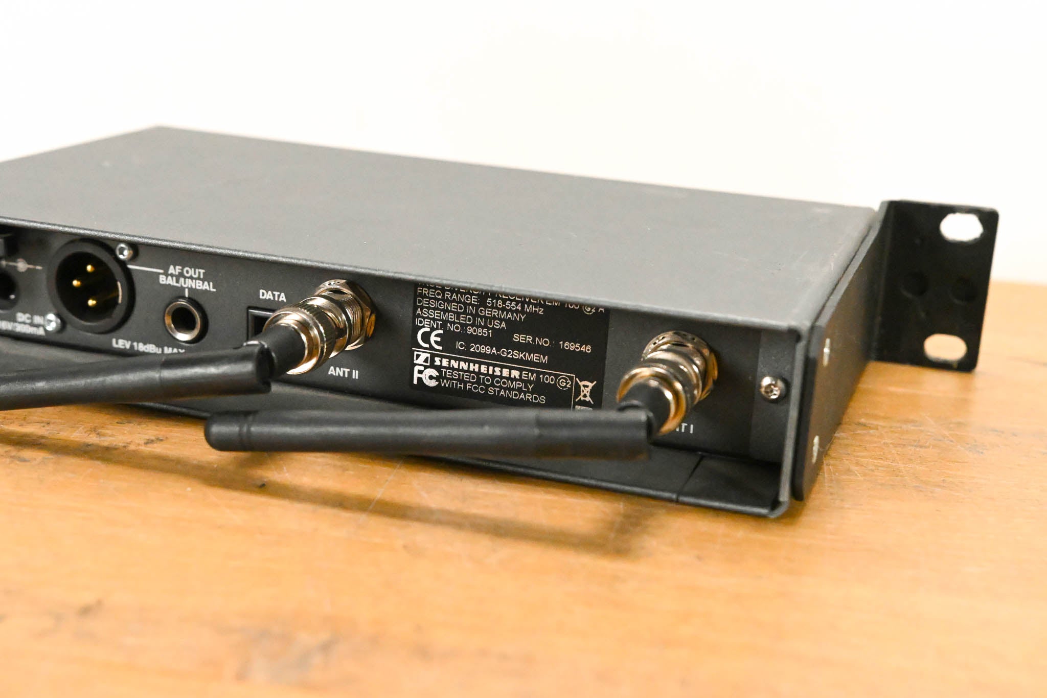 Sennheiser EM 100 G2 Wireless Receiver - 518-554 MHz (NO POWER SUPPLY)