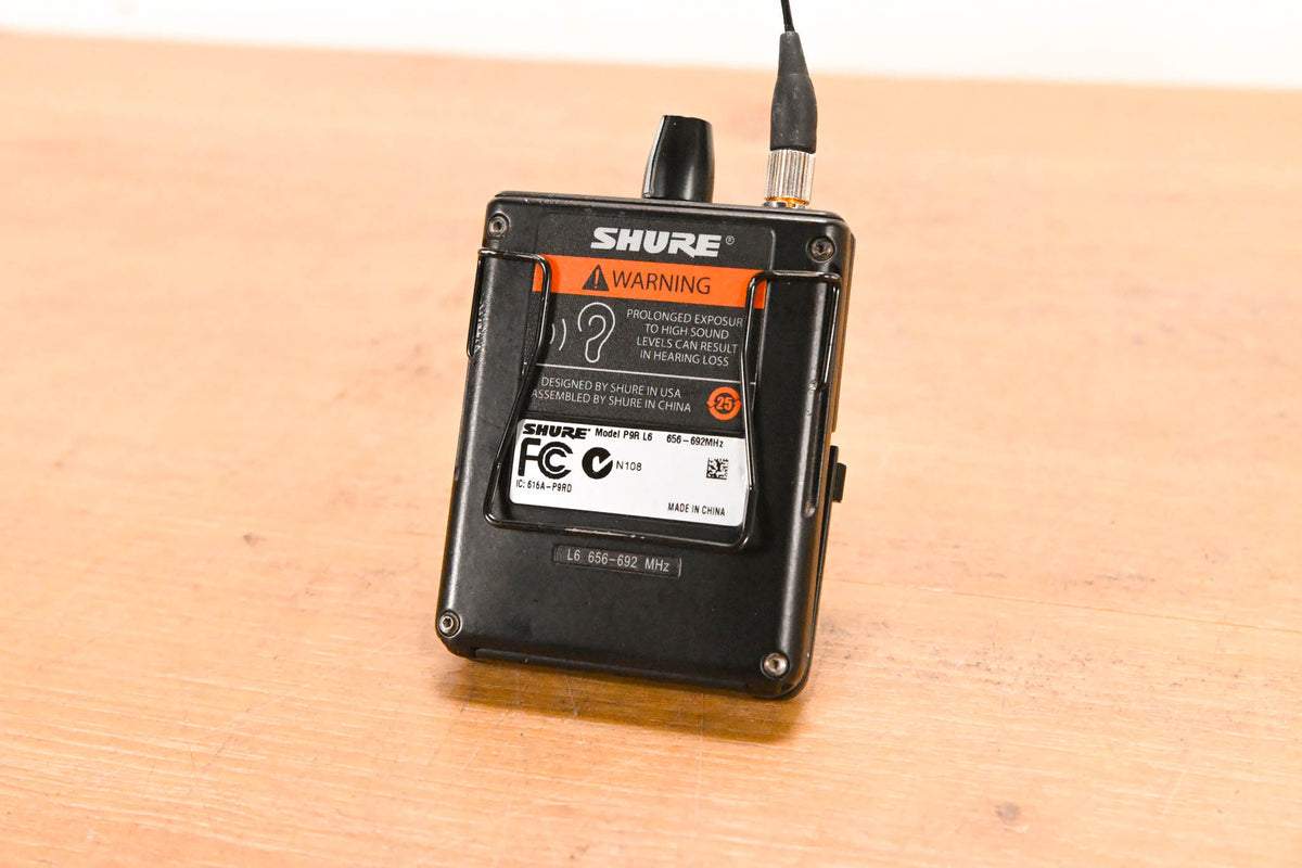 Shure PSM 900 Wireless IEM System L6 Band: 656-692 MHz (NO POWER SUPPLY)