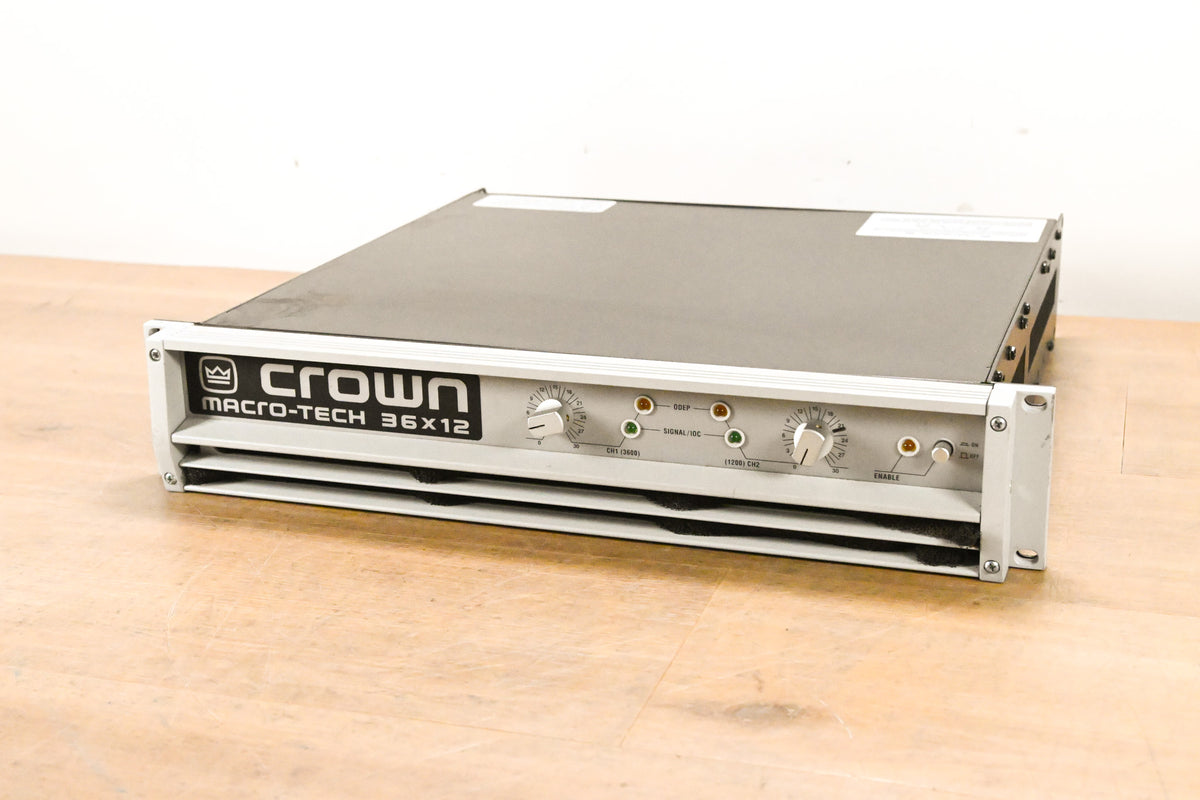 Crown Macro-Tech 36x12 2-Channel Power Amplifier