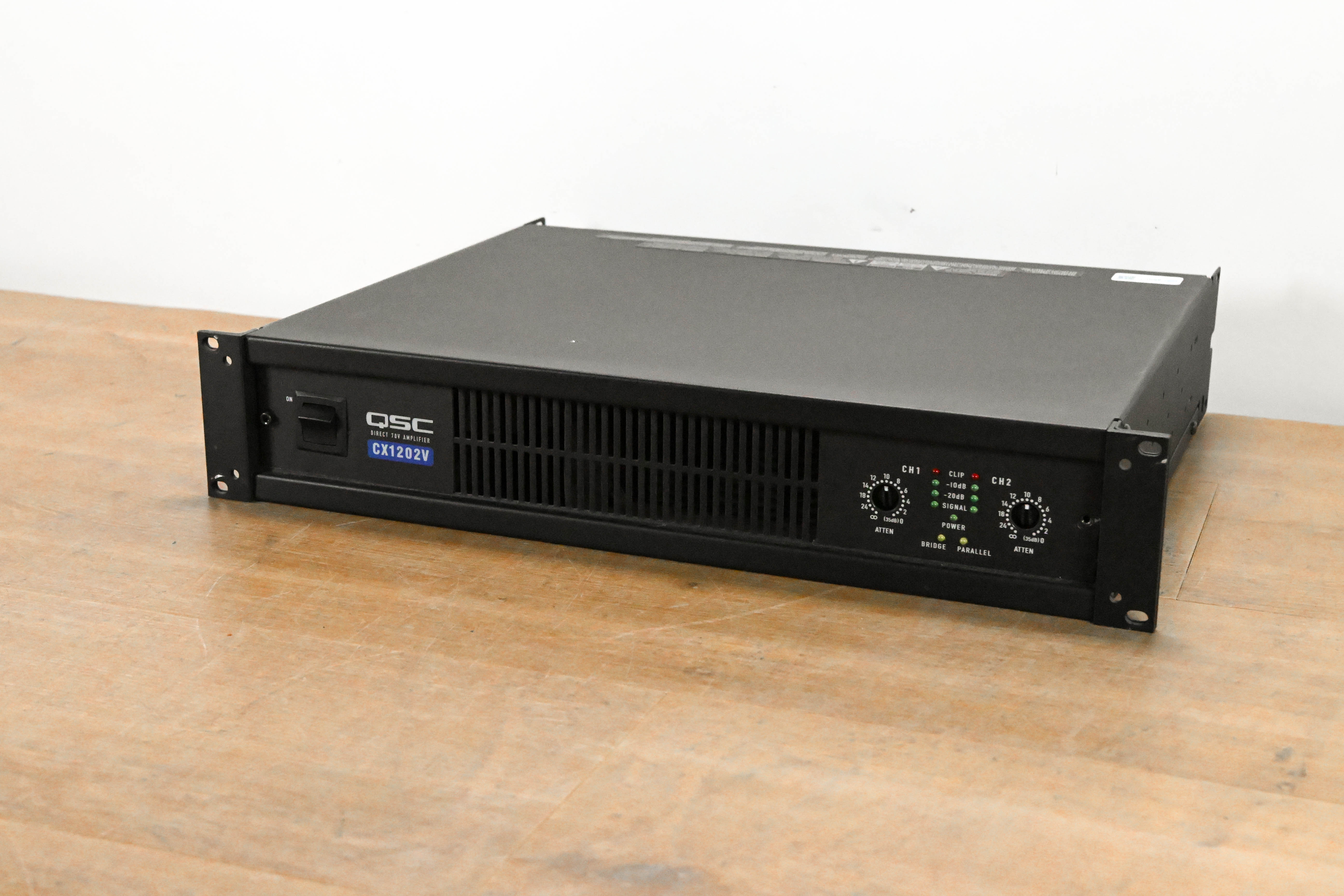 QSC CX1202V 1200W 70V 2-Channel Power Amplifier