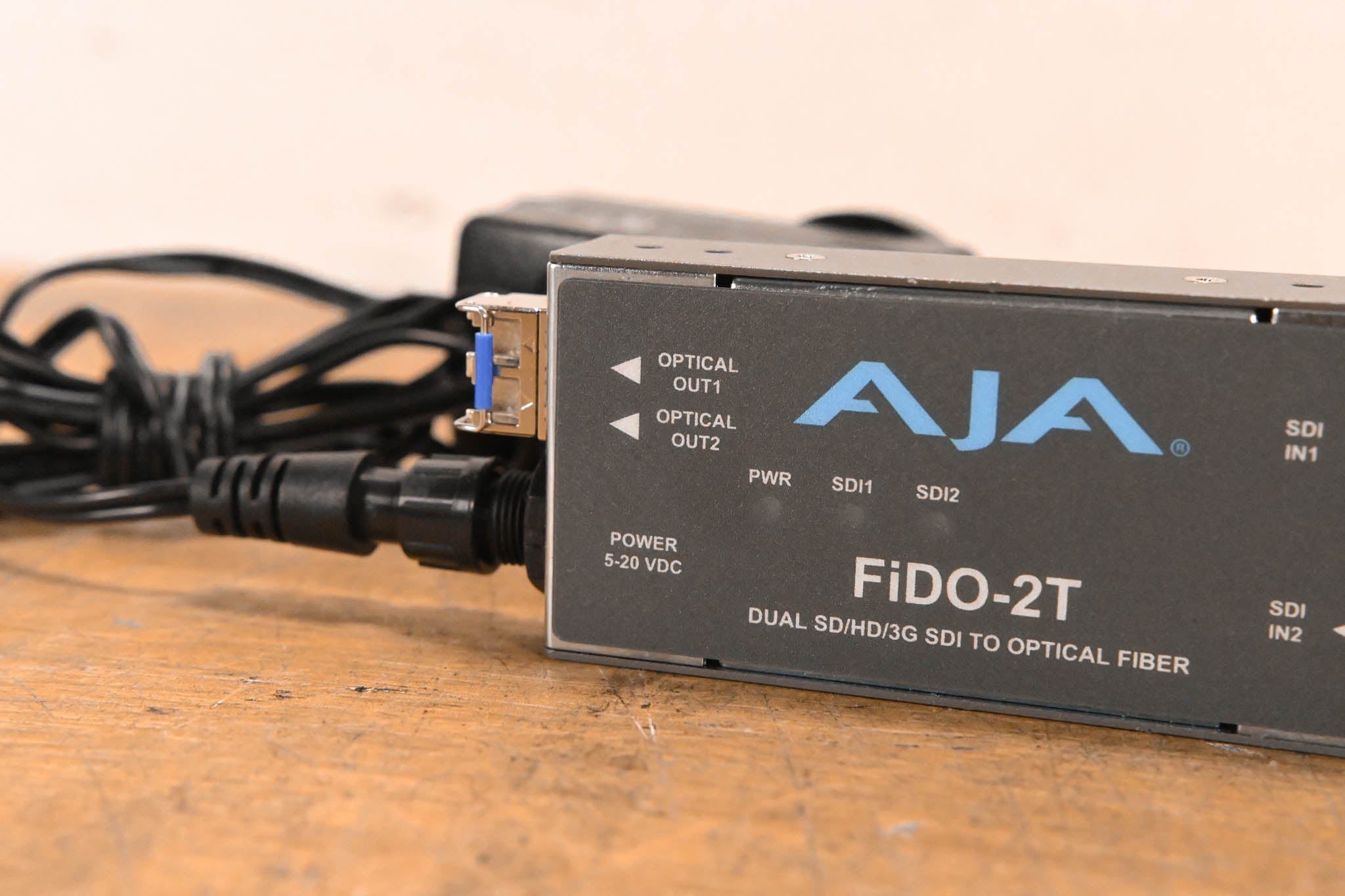 AJA FIDO-2T Dual-Channel SD/HD/3G SDI to Optical Fiber Transmitter