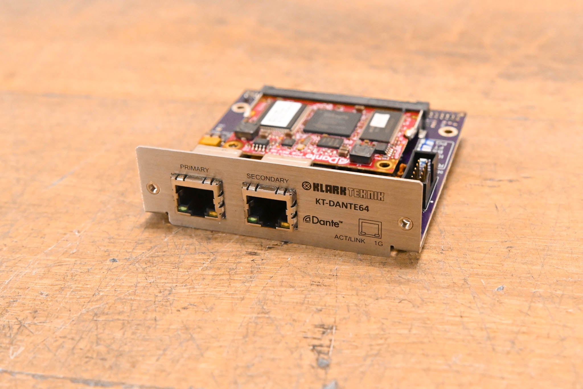 Klark Teknik KT-DANTE64 Audinate Dante Network Module