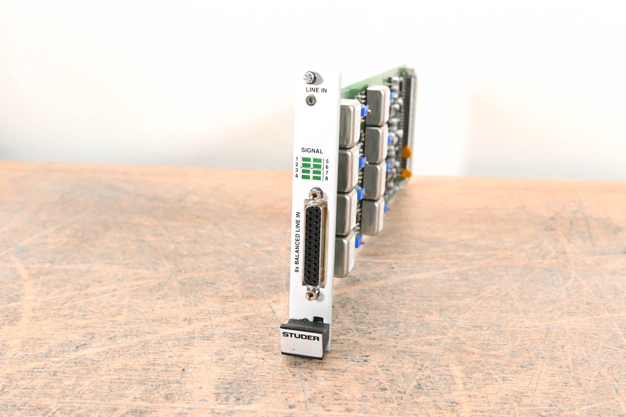 Studer 8-Channel Analog Line In Card for D21m & D23m Modular I/O Systems