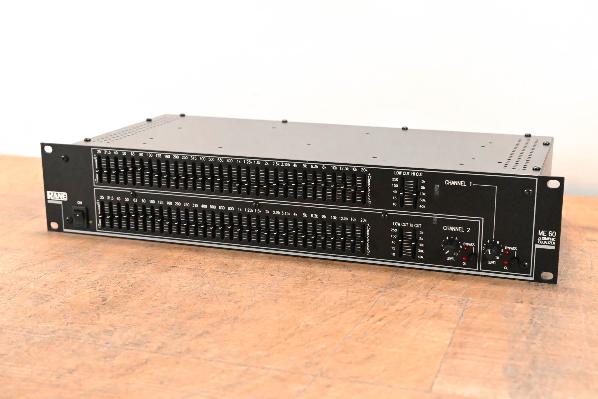 Rane ME 60 Two-Channel 31-Band Graphic Equalizer