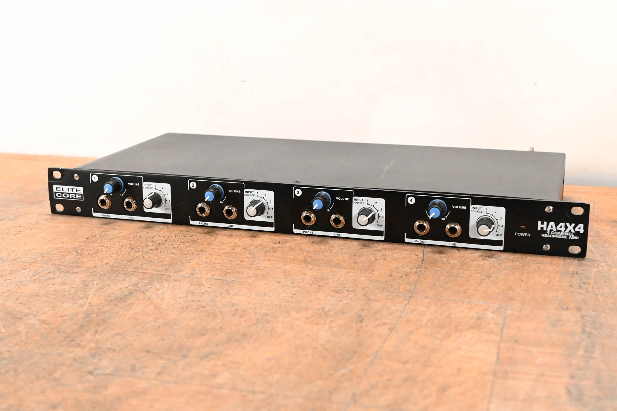 Elite Core HA4x4 4-Channel Headphone/Line Distribution Amplifier