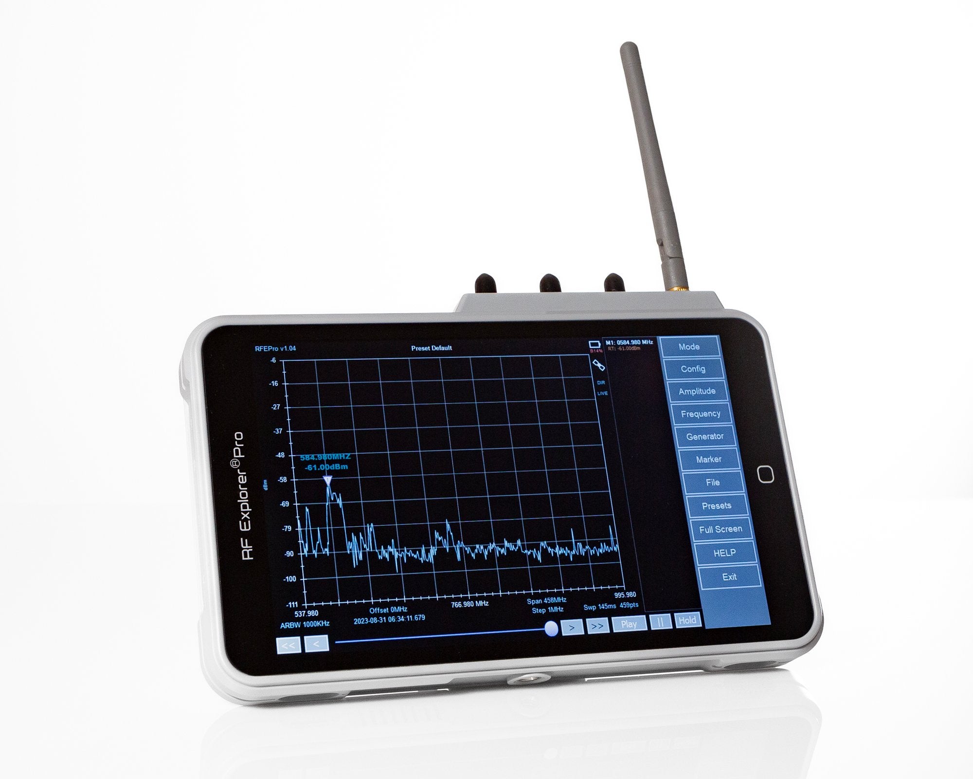 RF Explorer Pro, Wireless Audio Design, Deployment and Monitoring Tool