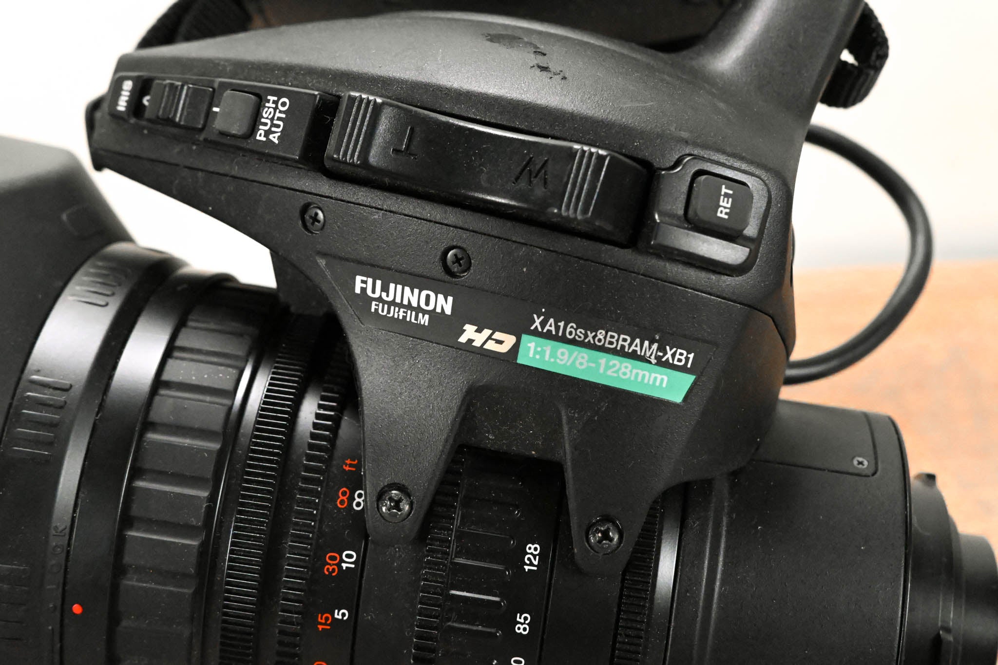 Fujinon XA16sx8BRAM-XB1 2/3" 8.0-128mm Quick Zoom ENG HD Lens