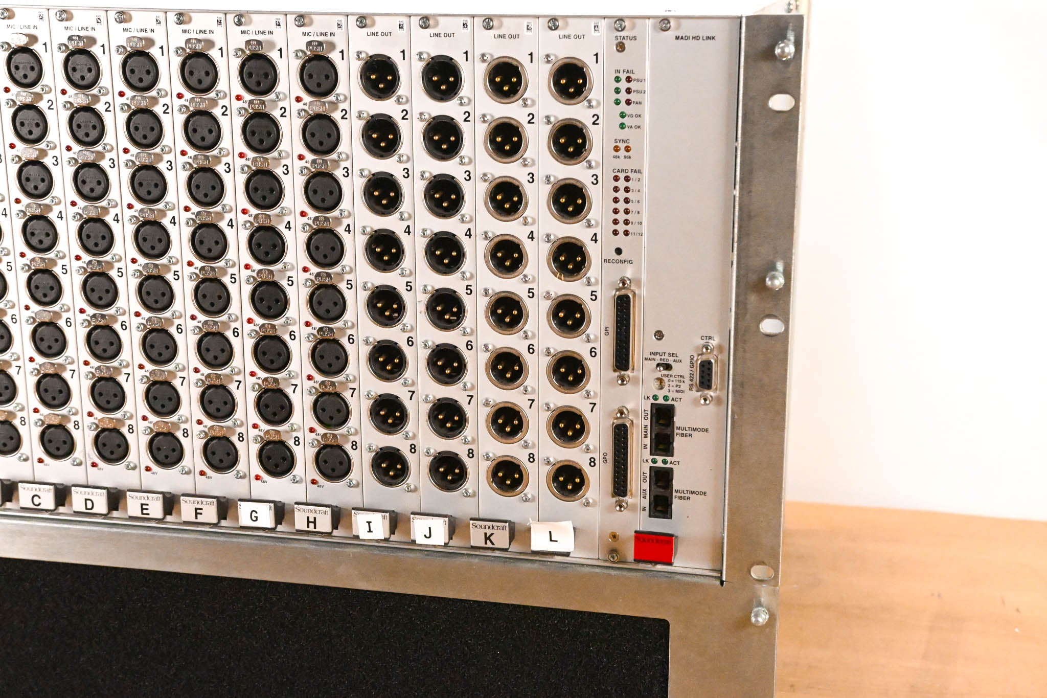 Soundcraft RW5786CFC Vi6 Stagebox - 64 Inputs, 32 Outputs w/ Fiber MADI