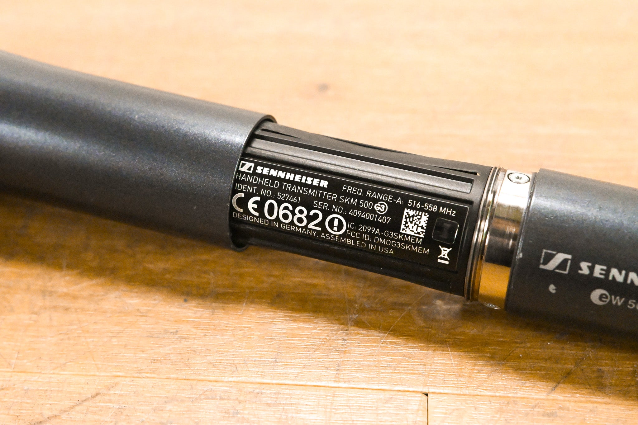 Sennheiser SKM 500 G3 Wireless Handheld Transmitter - 516-558 MHz
