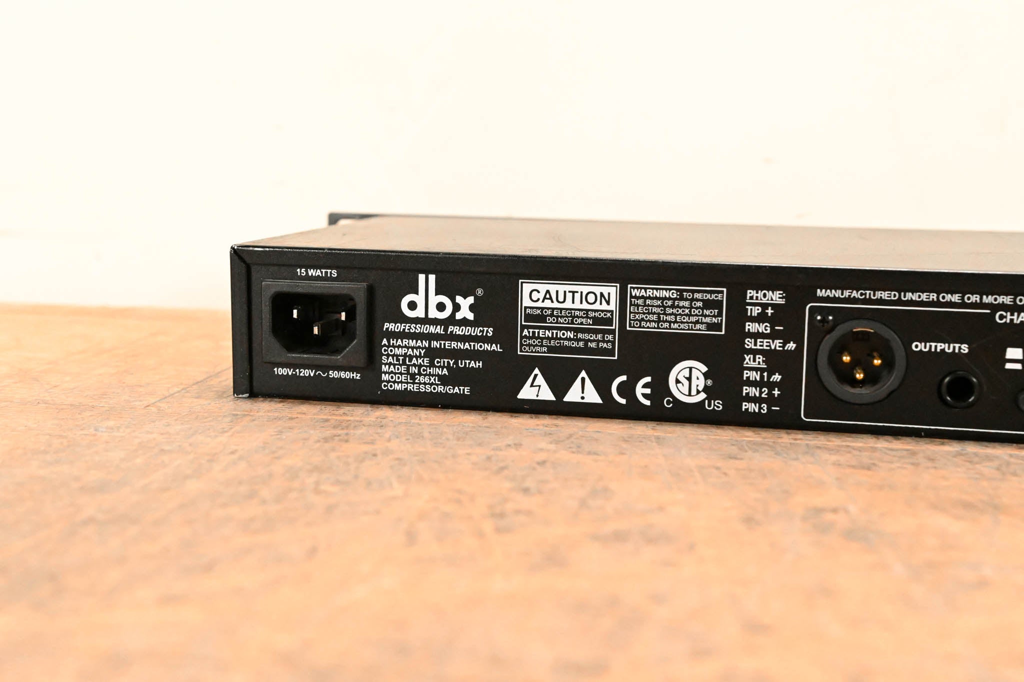 dbx 266XL 2-Channel Compressor/Gate