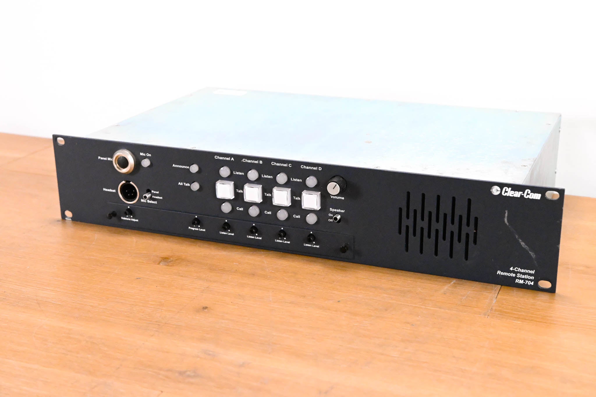 Clear-Com RM-704 2RU 4-Channel Intercom Remote Station