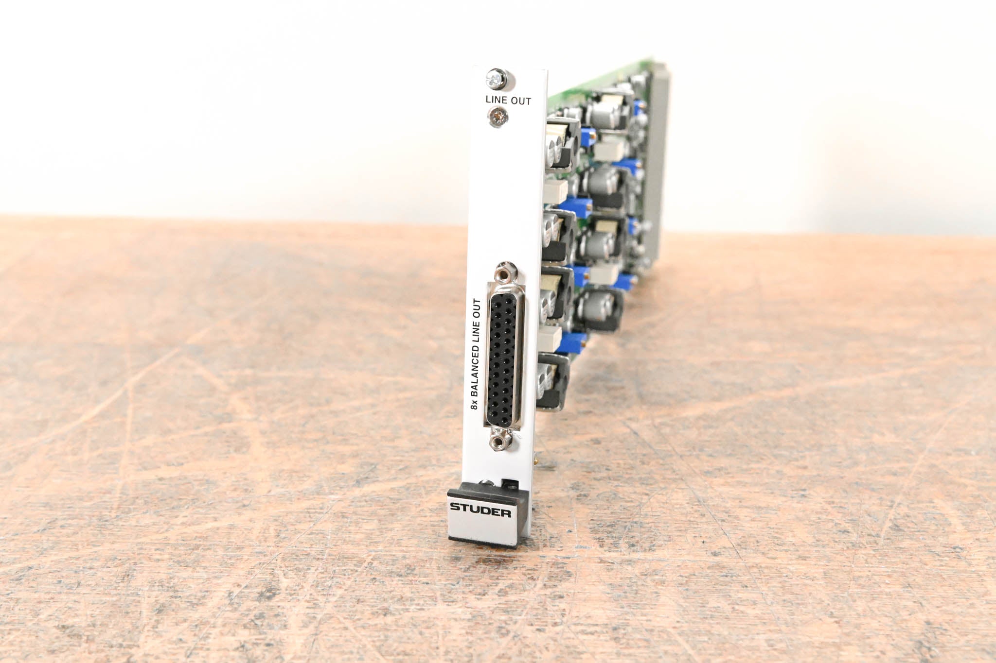 Studer 8-Channel Analog Line Out Card for D21m & D23m Modular I/O System
