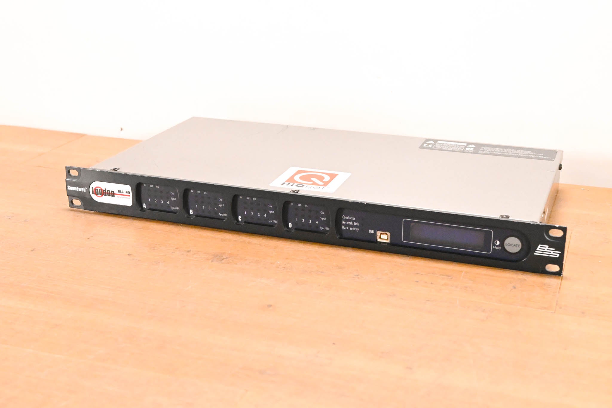 BSS London BLU-80 Signal Processor with CobraNet