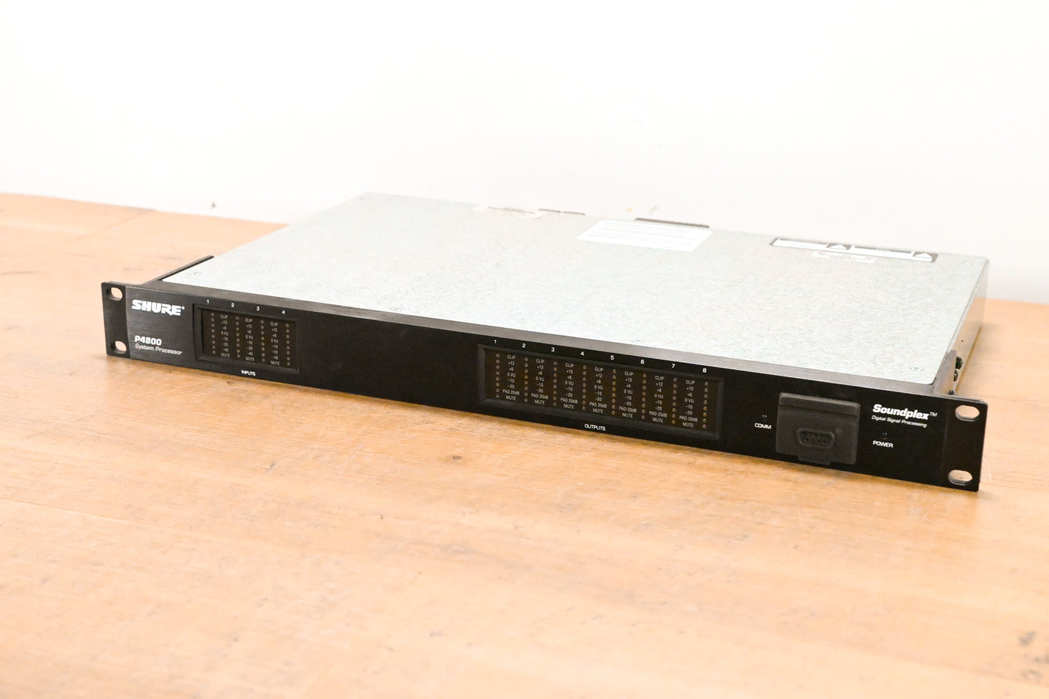 Shure P4800 4x8 Digital Signal Processor